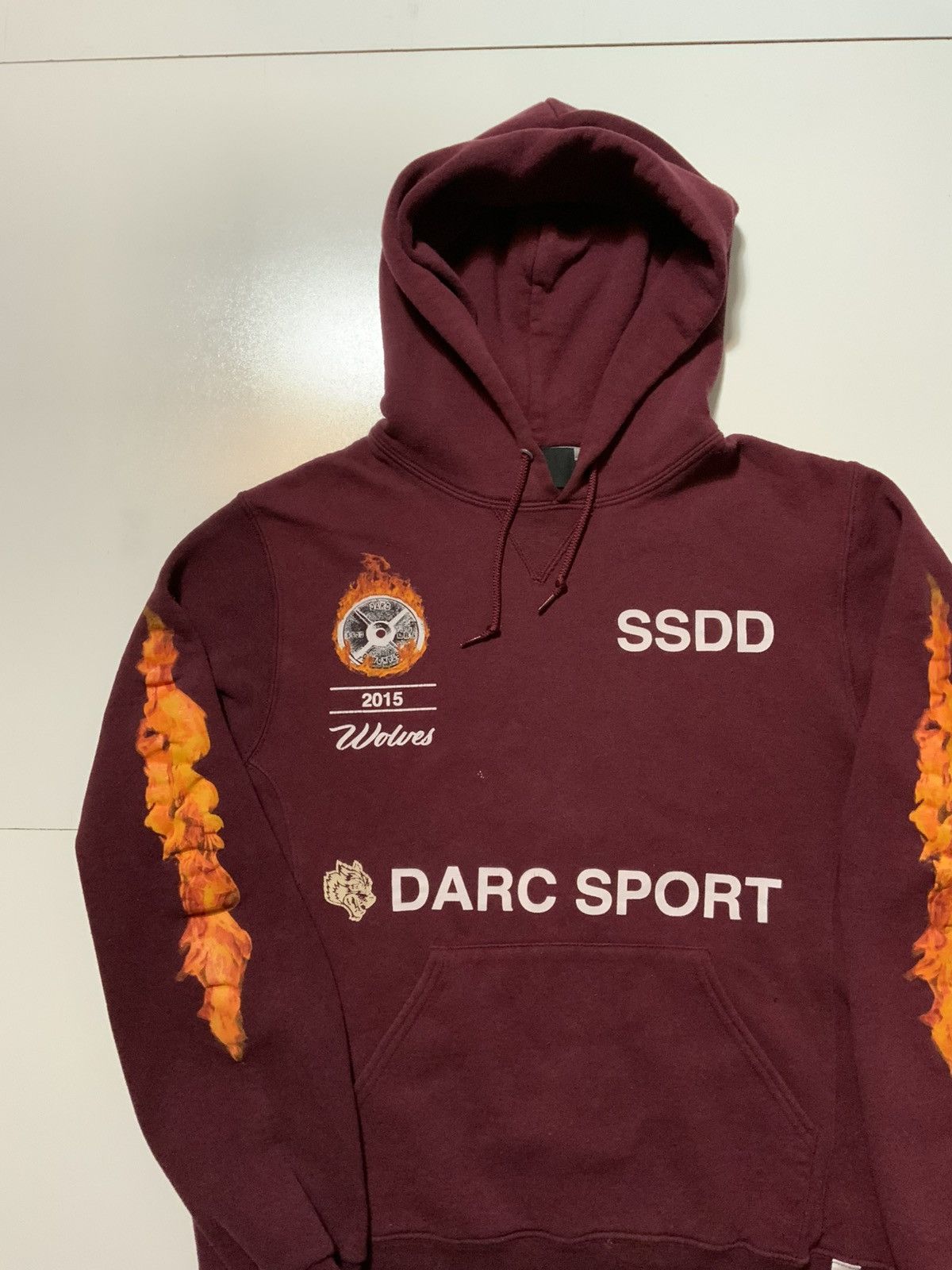 Darc Sport × Russell Athletic Darc Sport Russell Athletic SSDD Flames Wolves Hoodie Size US M / EU 48-50 / 2 - 3 Thumbnail