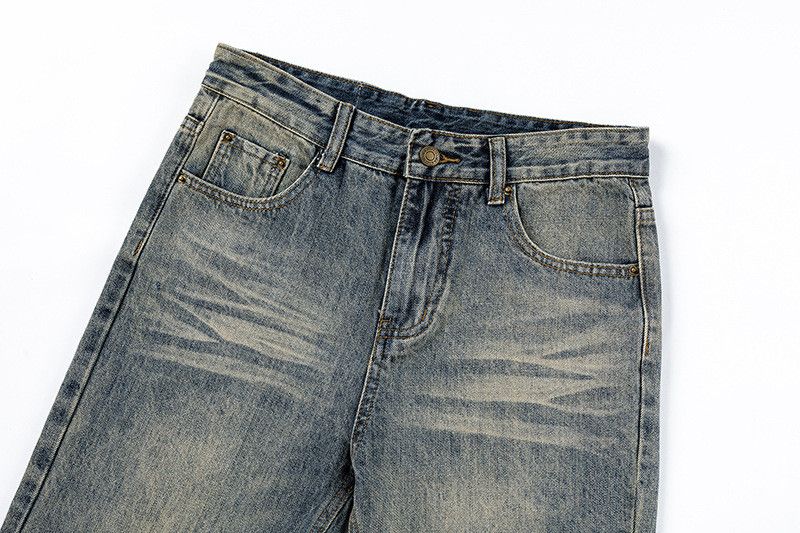 Vintage American high street Vibe vintage washed distressed jeans Size US 32 / EU 48 - 3 Thumbnail