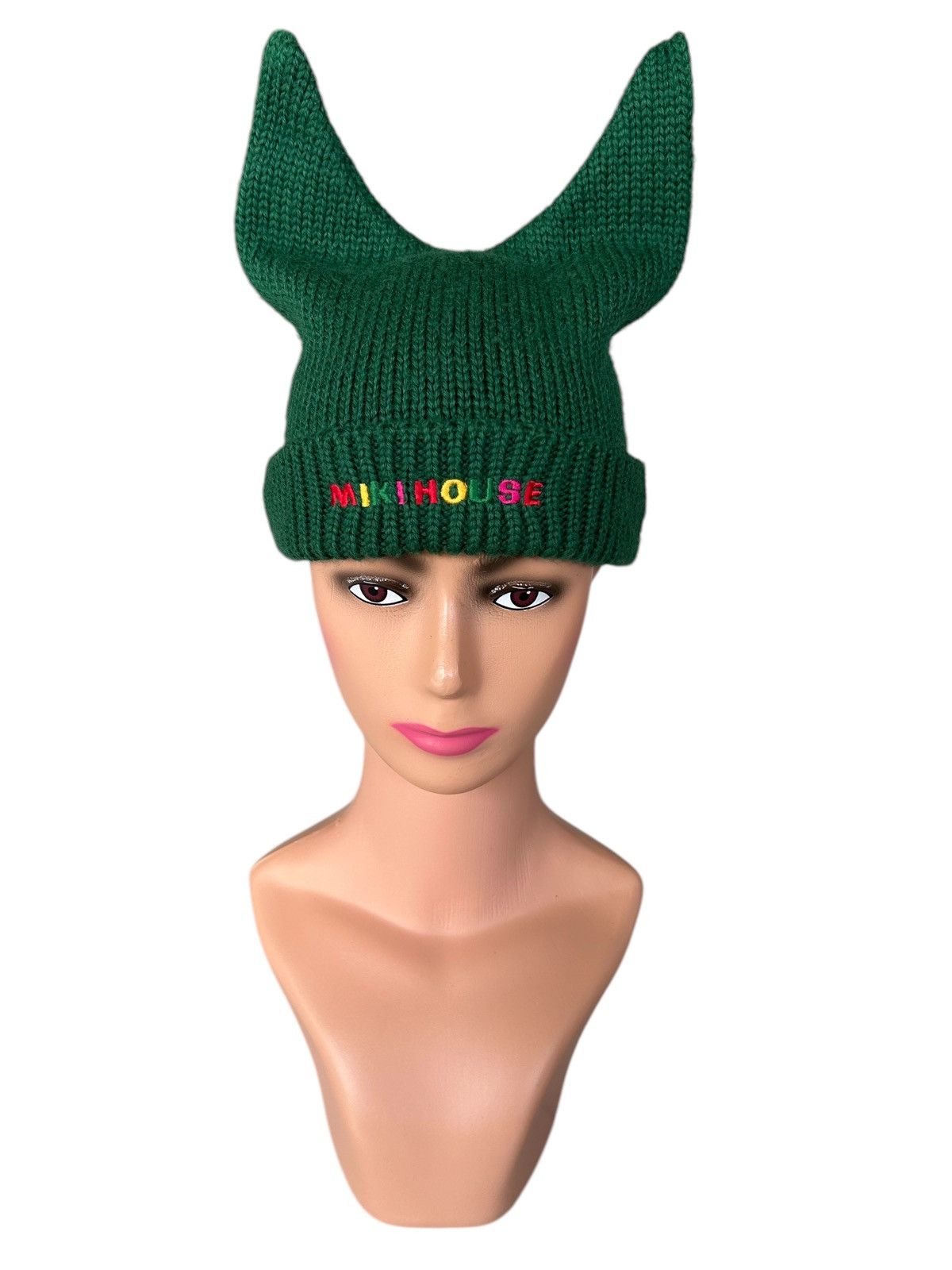 Japanese Brand × Kapital × Vintage Horn Devil Japanese Brand Knitt Beanie Hats Size ONE SIZE - 2 Thumbnail