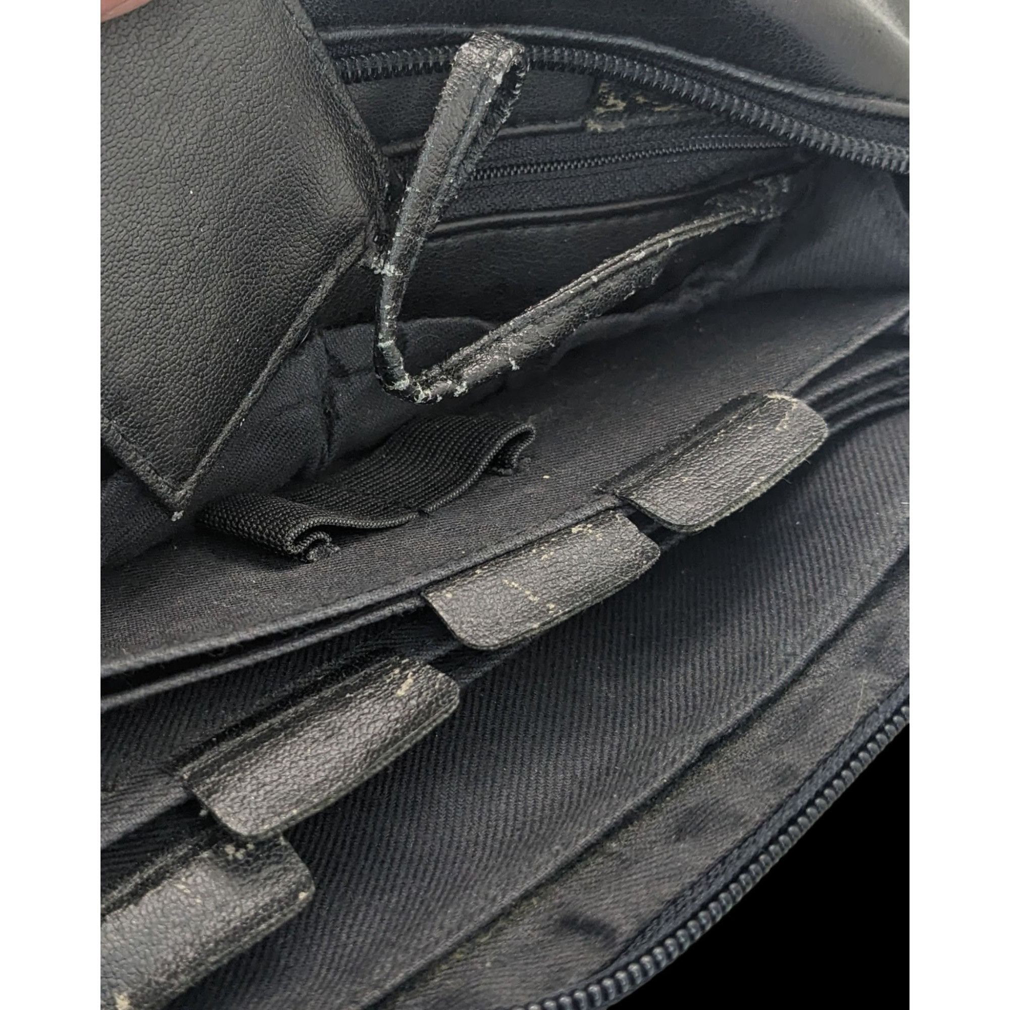 Other Vittoria New York Black Faux Leather Crossbody Bag With Gold Size ONE SIZE - 5 Thumbnail
