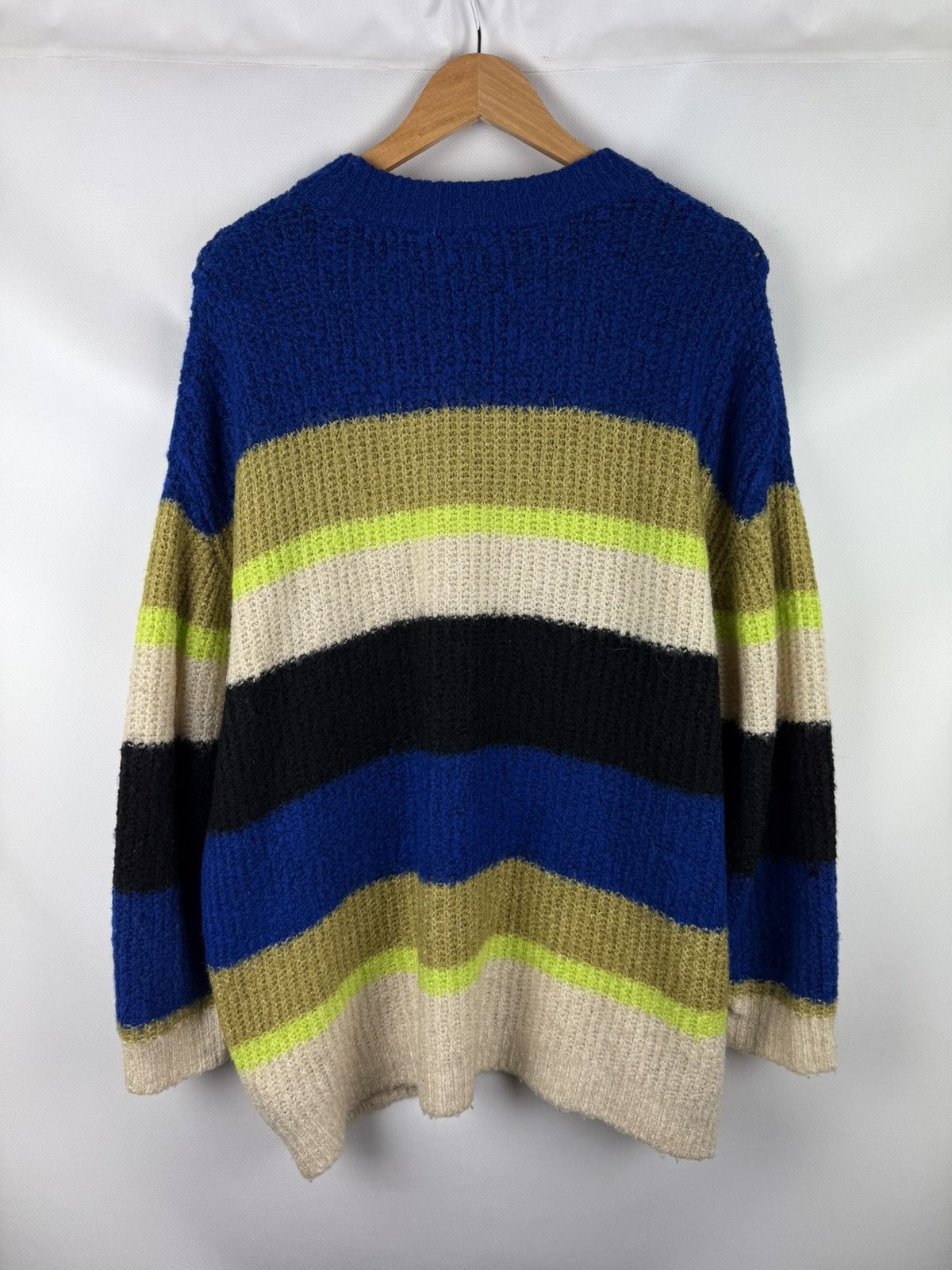 Kangol Kangol H&M Ladies Striped Oversized Sweater Pullover Size S Size S / US 4 / IT 40 - 17 Thumbnail