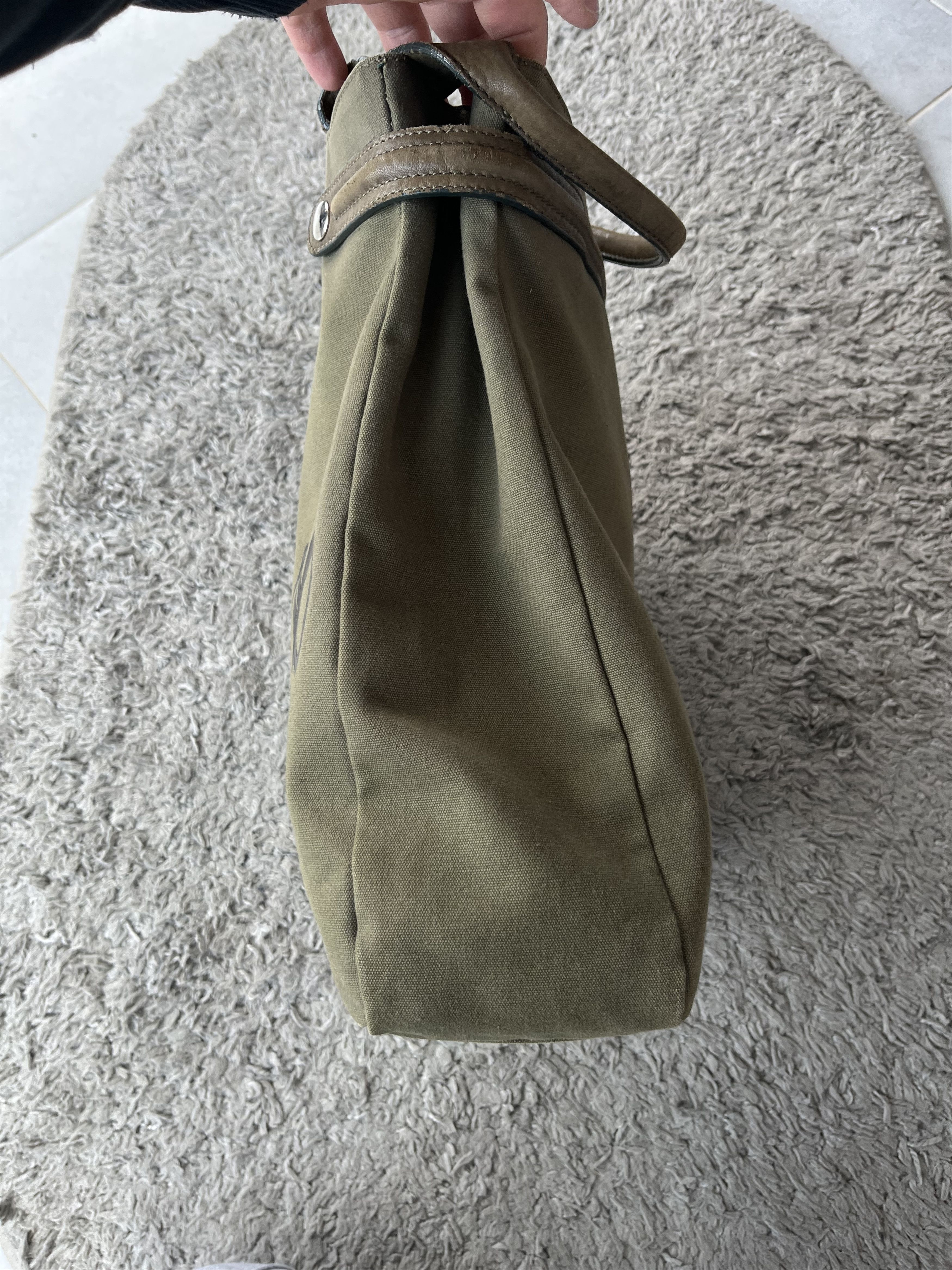 John Galliano GALLIANO Vintage Leather Handbags Big Logo Y2K Streetwear Size ONE SIZE - 9 Thumbnail