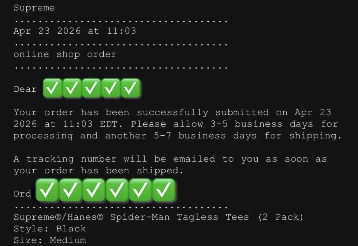 Hanes × Supreme supreme x spiderman tee Size US M / EU 48-50 / 2 - 2 Thumbnail