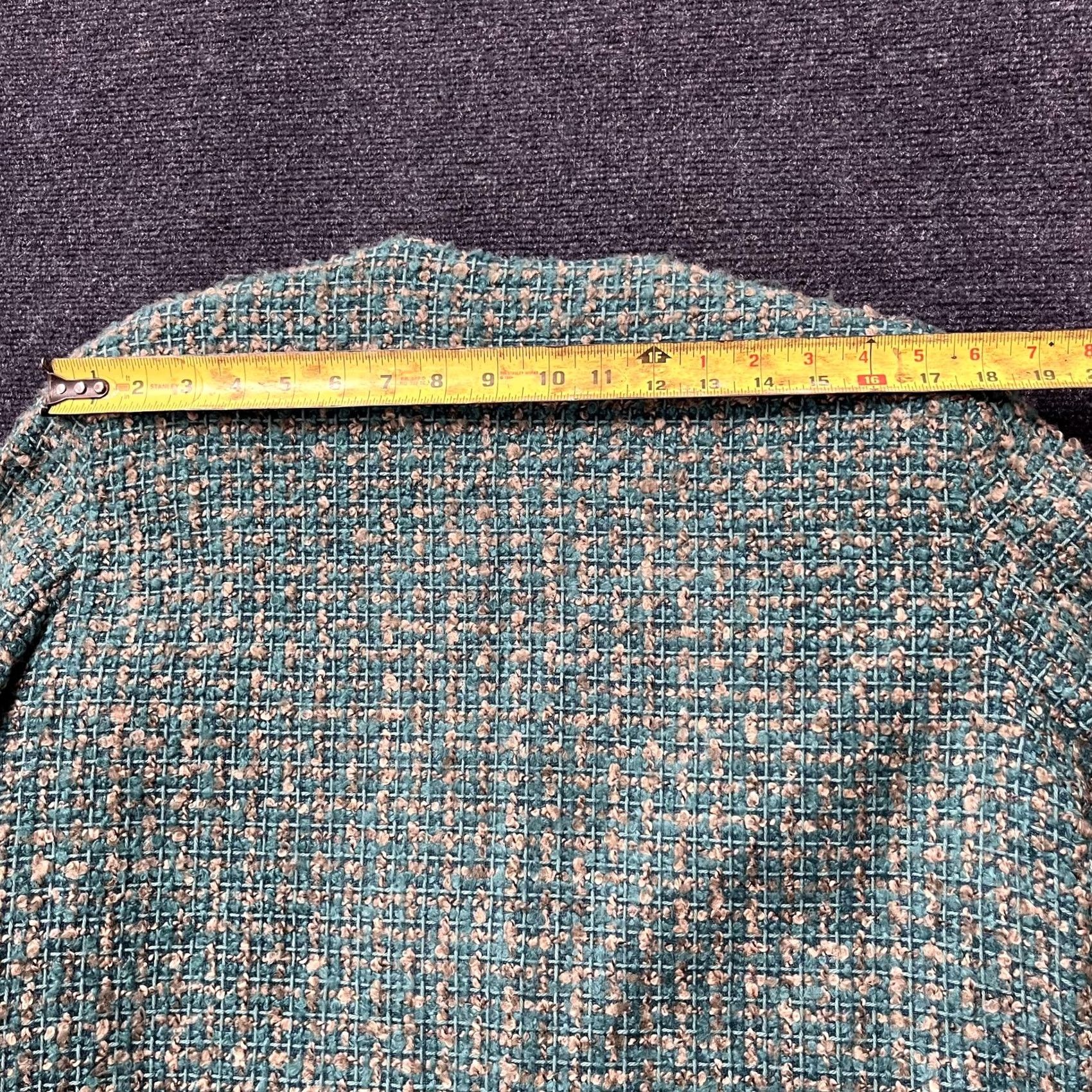 Vintage VINTAGE Alfred Dunner Blazer Jacket Womens 14 Green Tweed Lined Suit Career Blazer Jacket Women 14 Green Tweed Check Lined Polyester Size XL / US 12-14 / IT 48-50 - 7 Thumbnail
