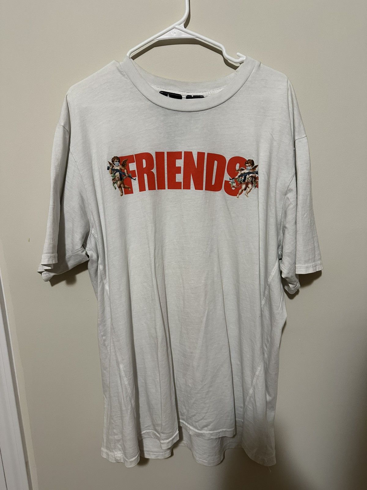 Vlone VLONE Friends COVID Angels Tee XL Size US XL / EU 56 / 4 - 1 Thumbnail