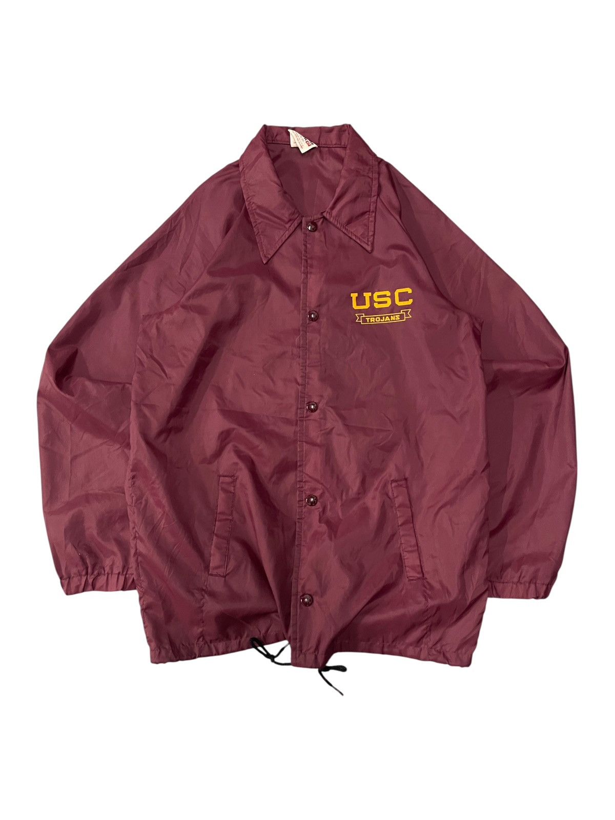 Vintage USC Trojans windbreaker coaches jacket Size US XL / EU 56 / 4 - 1 Thumbnail