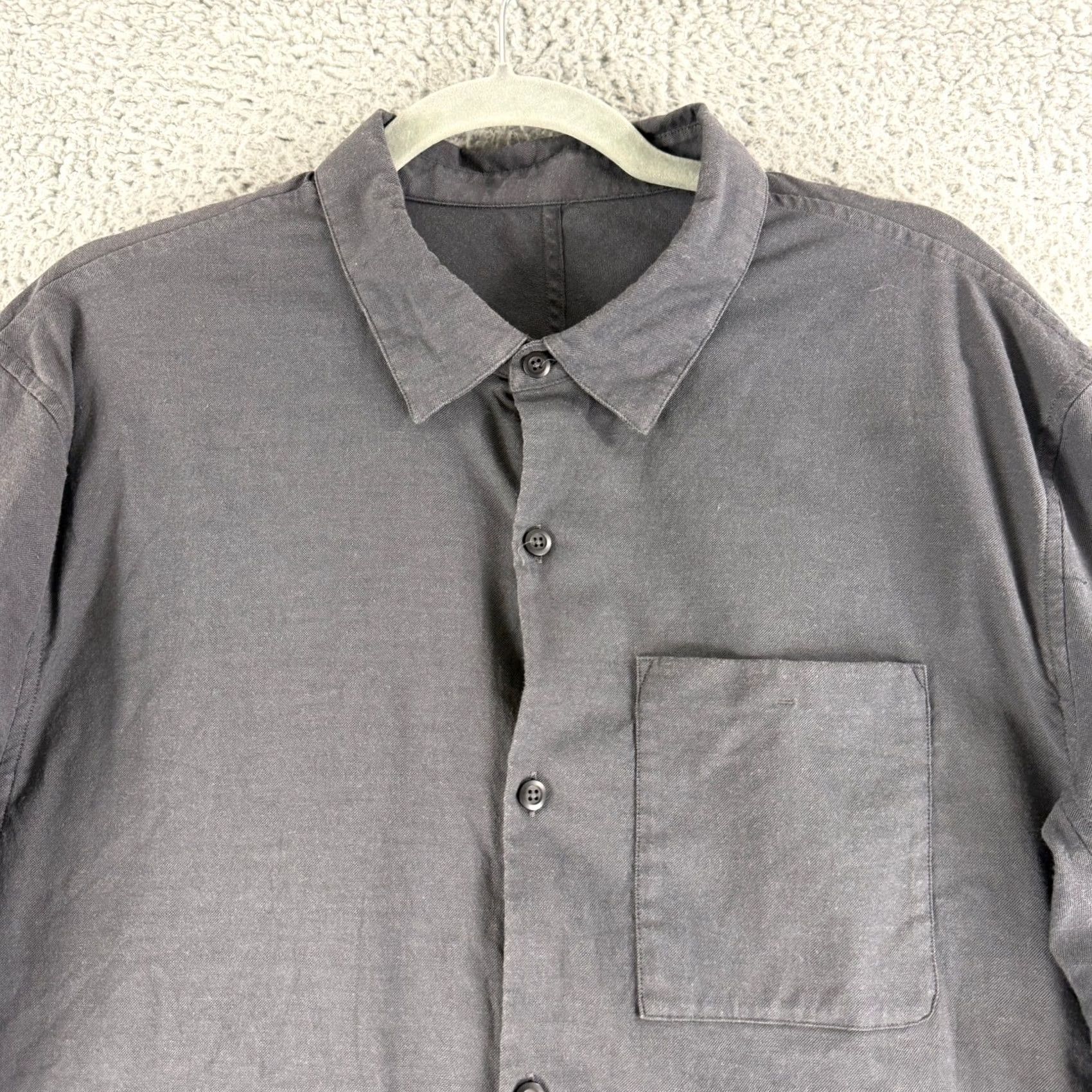 Lululemon Lululemon Button-Down Shirt Mens XL Gray Long Sleeve Pocket Technical Casual Size US XL / EU 56 / 4 - 3 Thumbnail