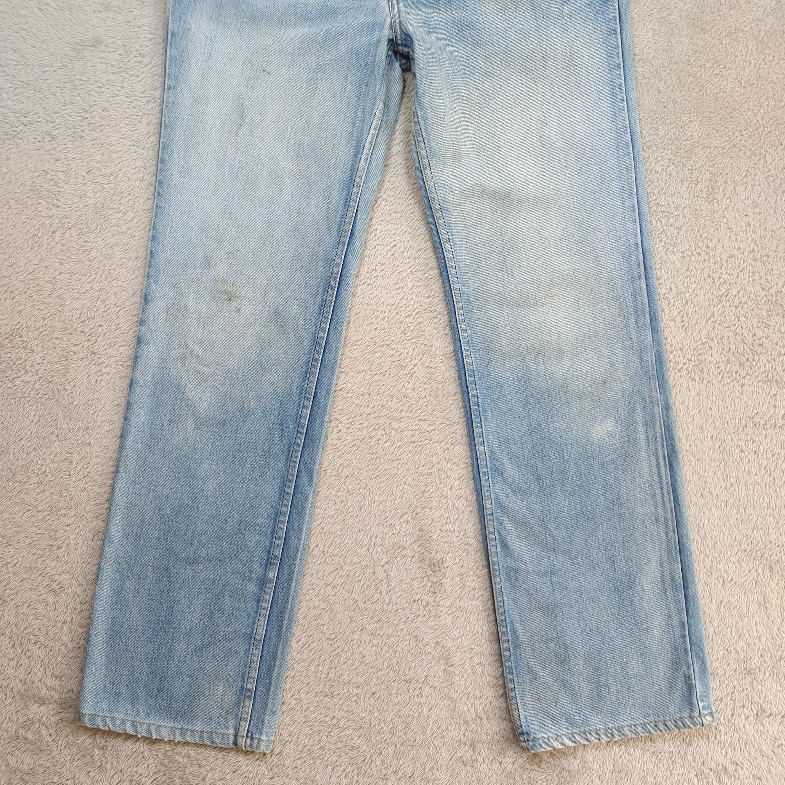 Levi's Levi’s 90s 505 – Ice-Blue Honeycomb Fade, Hong Kong-Made Size US 34 / EU 50 - 3 Thumbnail