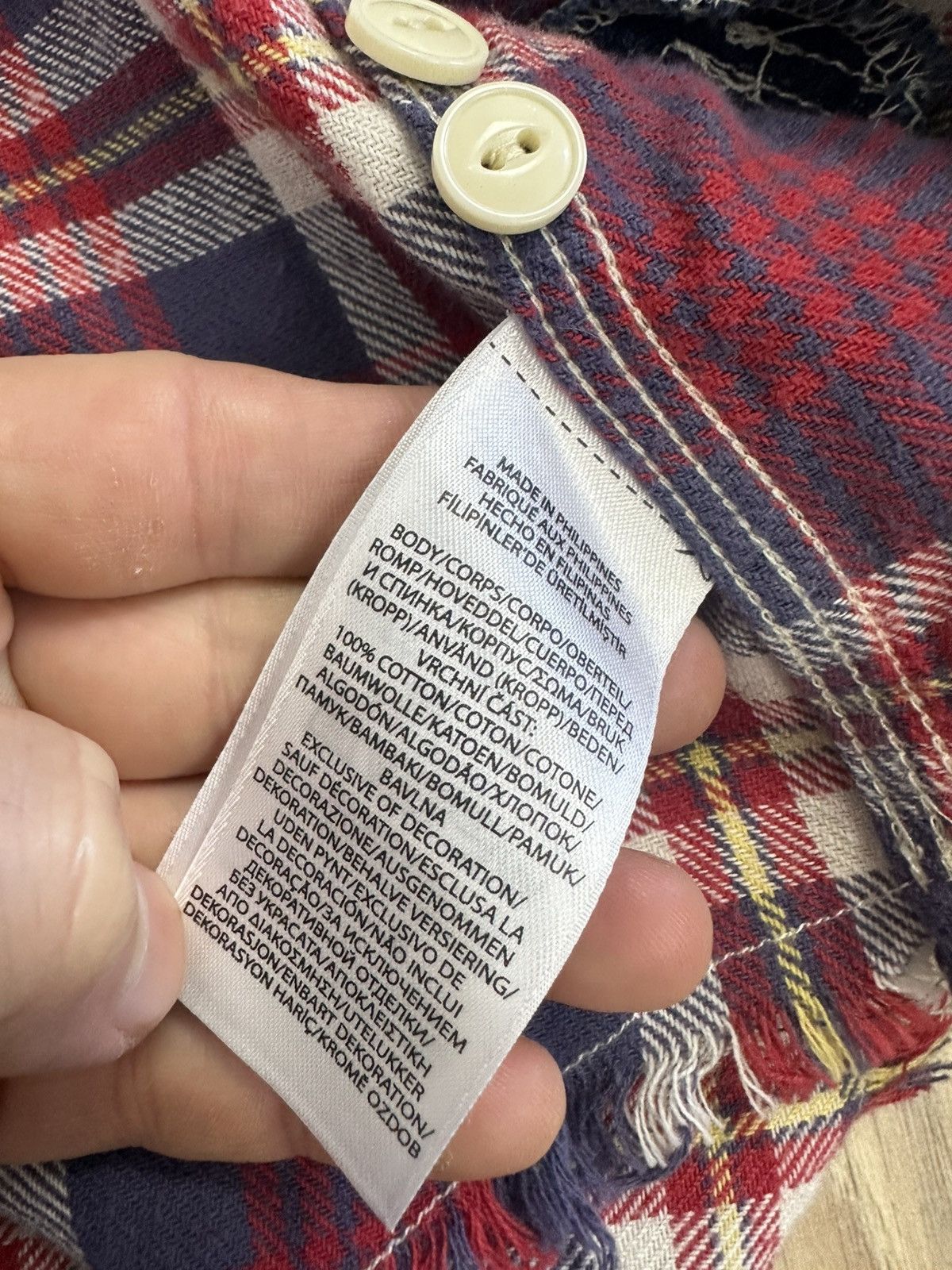 Polo Ralph Lauren Ralph Lauren Polo Country RL Distressed Flannel Shirt rare Size US XXL / EU 58 / 5 - 14 Thumbnail
