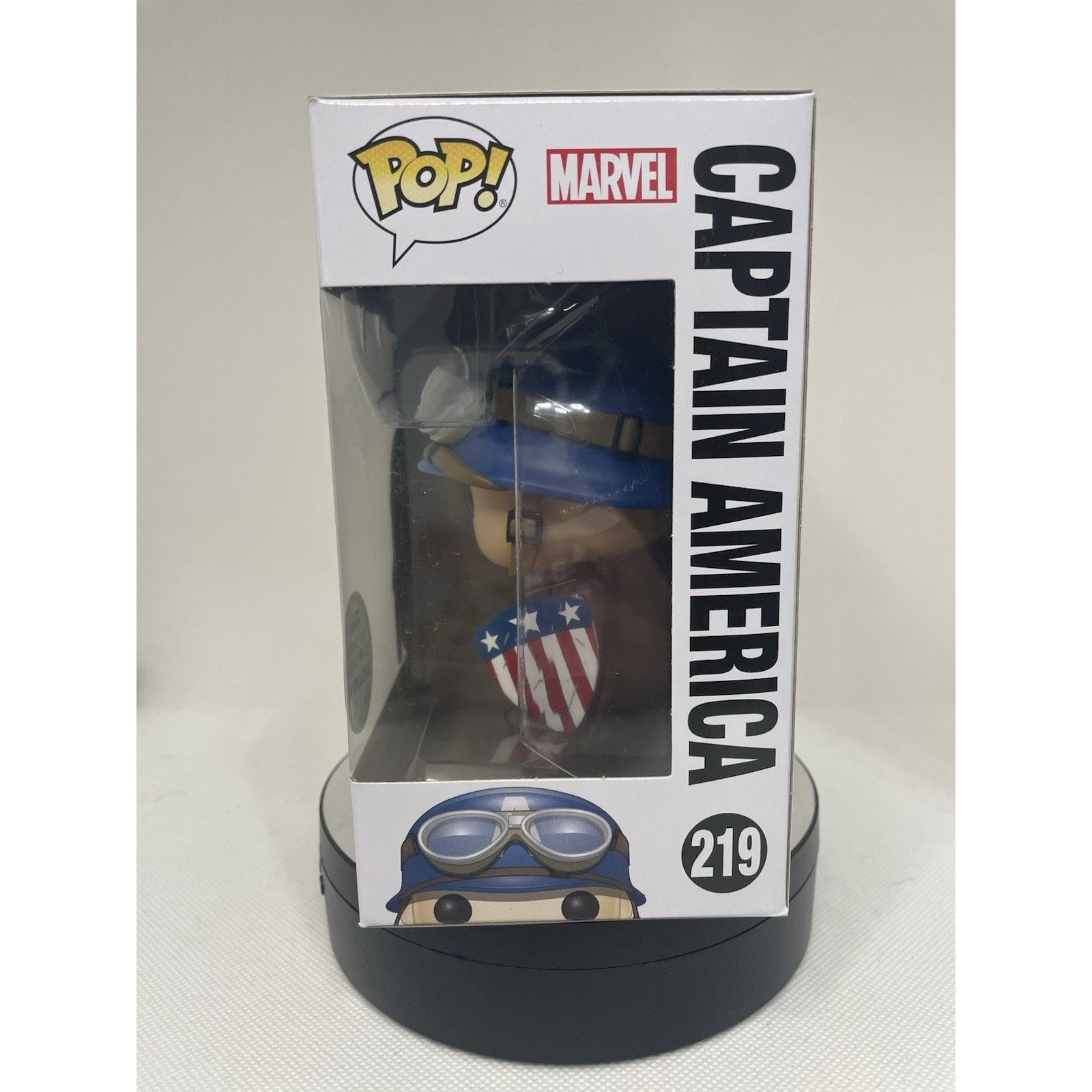 Marvel Comics Funko Pop Captain America 219 2017 Spring Convention Size ONE SIZE - 3 Thumbnail