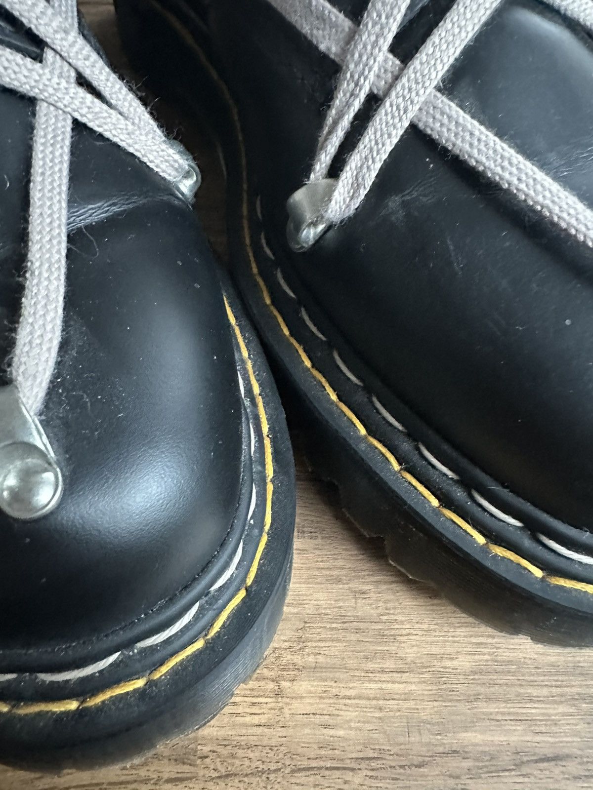 Dr. Martens × Rick Owens Dr Martens x Rick Owens 1460 Bex Size US 9.5 / EU 42-43 - 4 Thumbnail