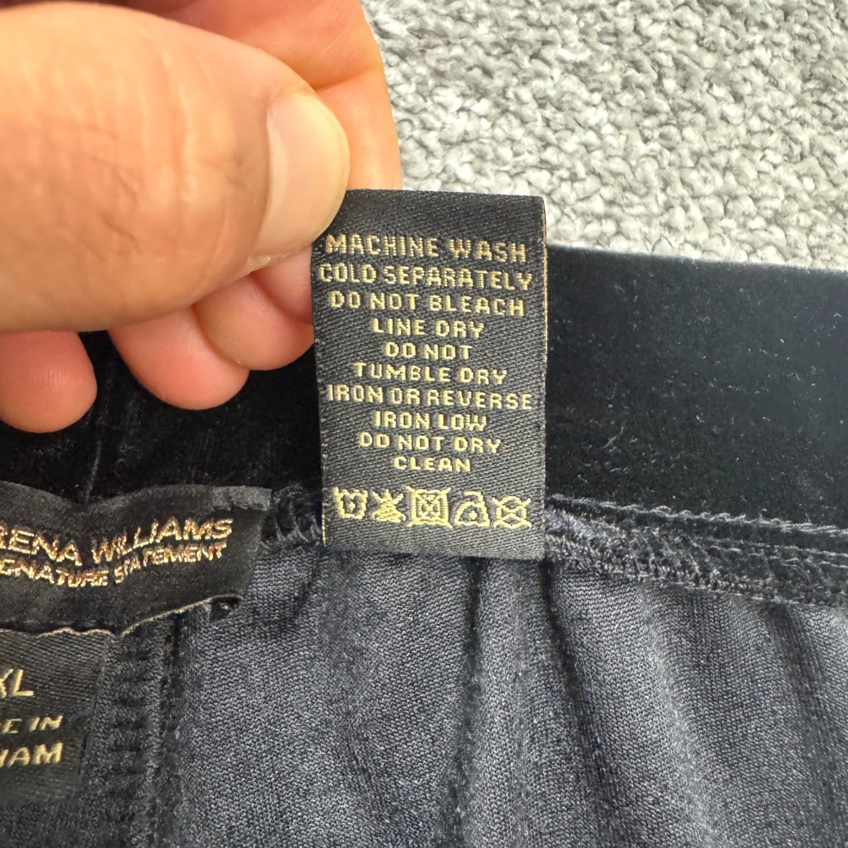 Other Serena Williams Wide-Leg Pants Womens XL Black 35x32 Size 40" / US 18 - 7 Thumbnail