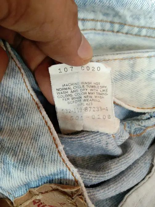 Levi's × Vintage 1989 Vintage Levis 501 Made In USA Jeans 29x33 Size US 29 - 10 Thumbnail