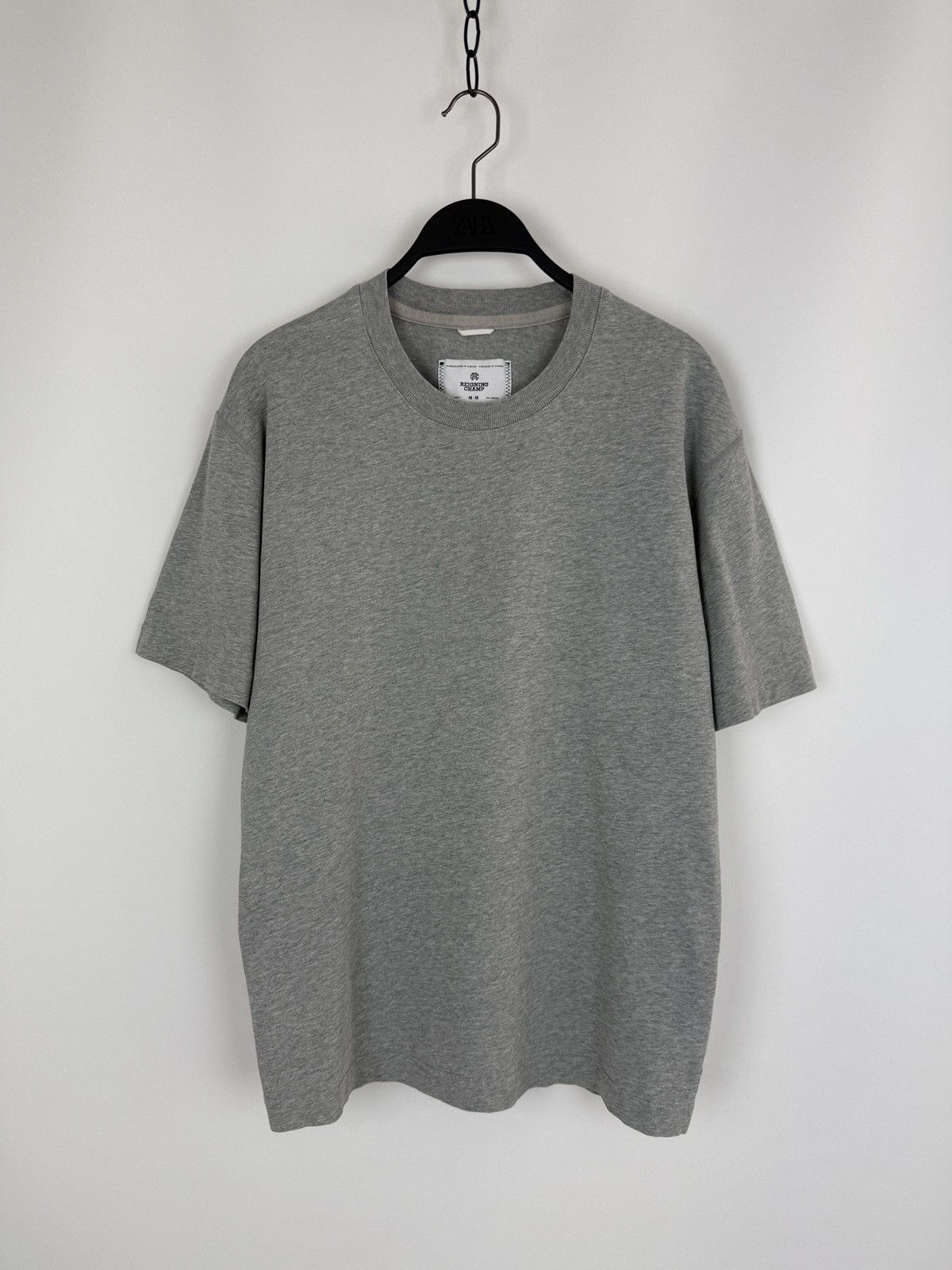 Reigning Champ Reigning Champ Gray Mid Weight Jersey Blank Basic T-Shirt Size US M / EU 48-50 / 2 - 1 Thumbnail