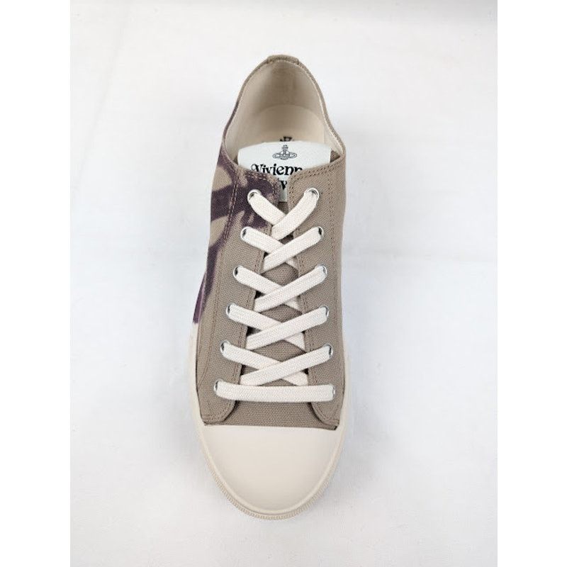 Vivienne Westwood o1rshd1 Plimsoll Low Top-Sneakers in Beige/Purple Size US 10 / EU 43 - 6 Thumbnail