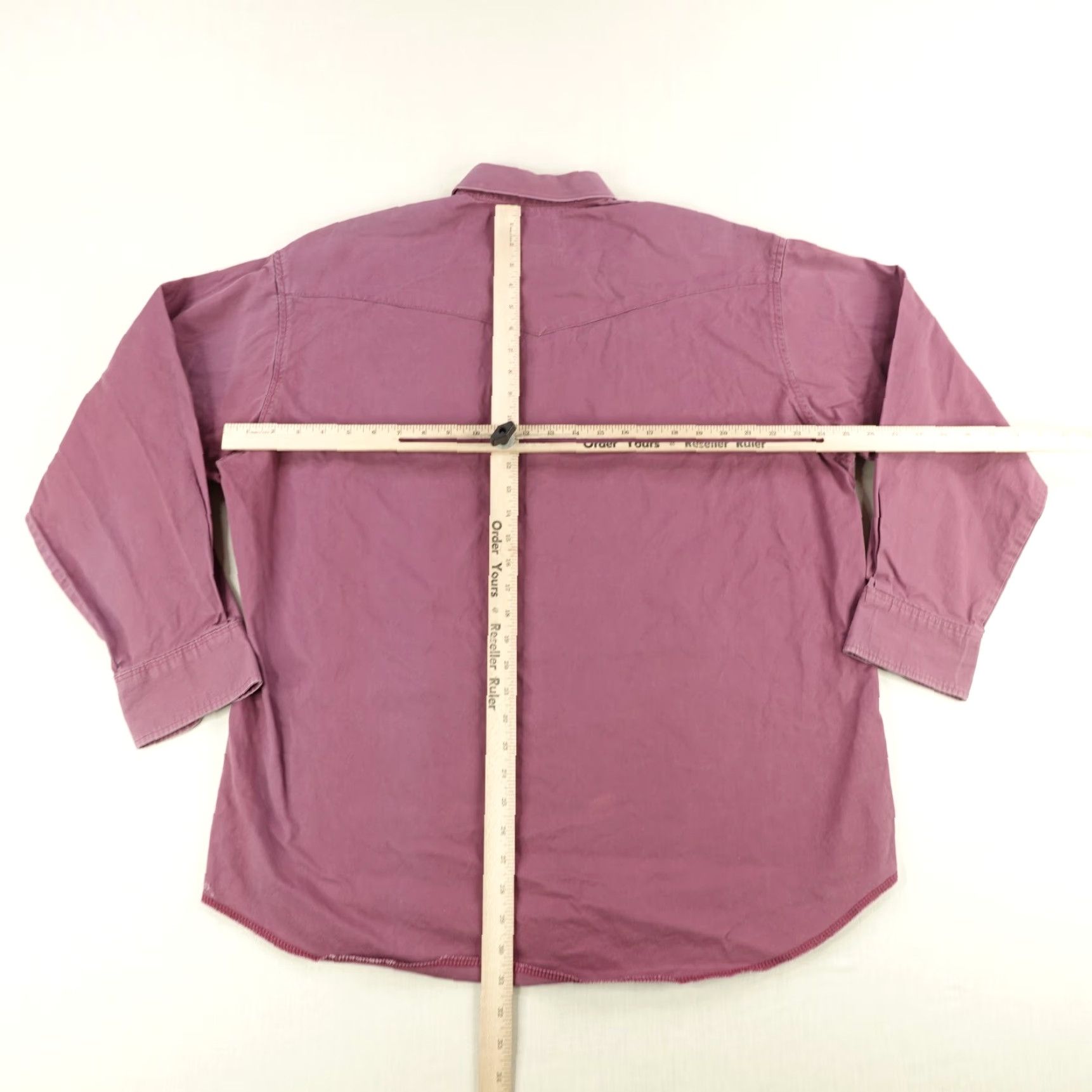 Wrangler VINTAGE Wrangler Shirt Mens XL Burgundy Canvas Western Button-Up 90s Cowboy Outdoor Casual Size US XL / EU 56 / 4 - 5 Thumbnail