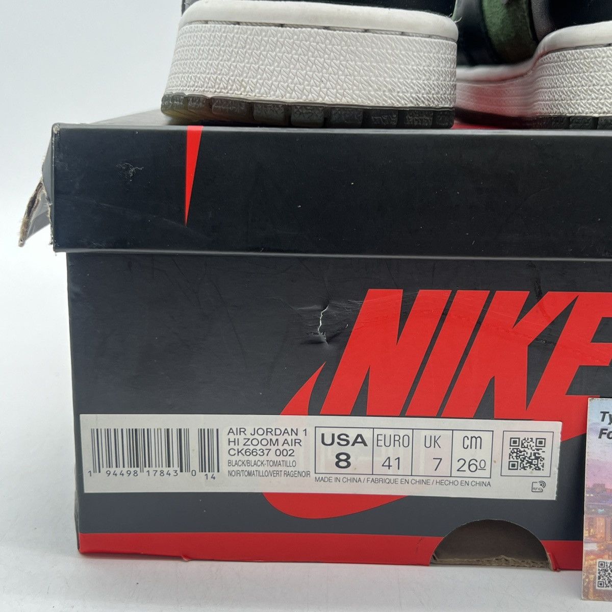 Nike Air Jordan 1 high zoom zen green Size US 8 / EU 41 - 6 Thumbnail