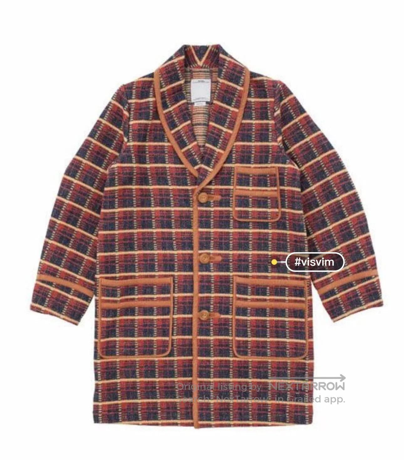 Visvim visvim four corners coat with carpet fabric. Size US L / EU 52-54 / 3 - 7 Thumbnail