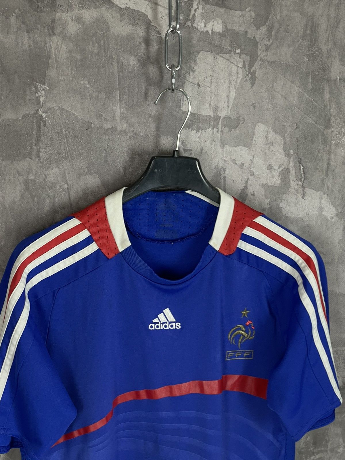 Vintage VINTAGE FRANCE 2007 HOME FOOTBALL SHIRT SOCCER JERSEY Size US M / EU 48-50 / 2 - 6 Thumbnail