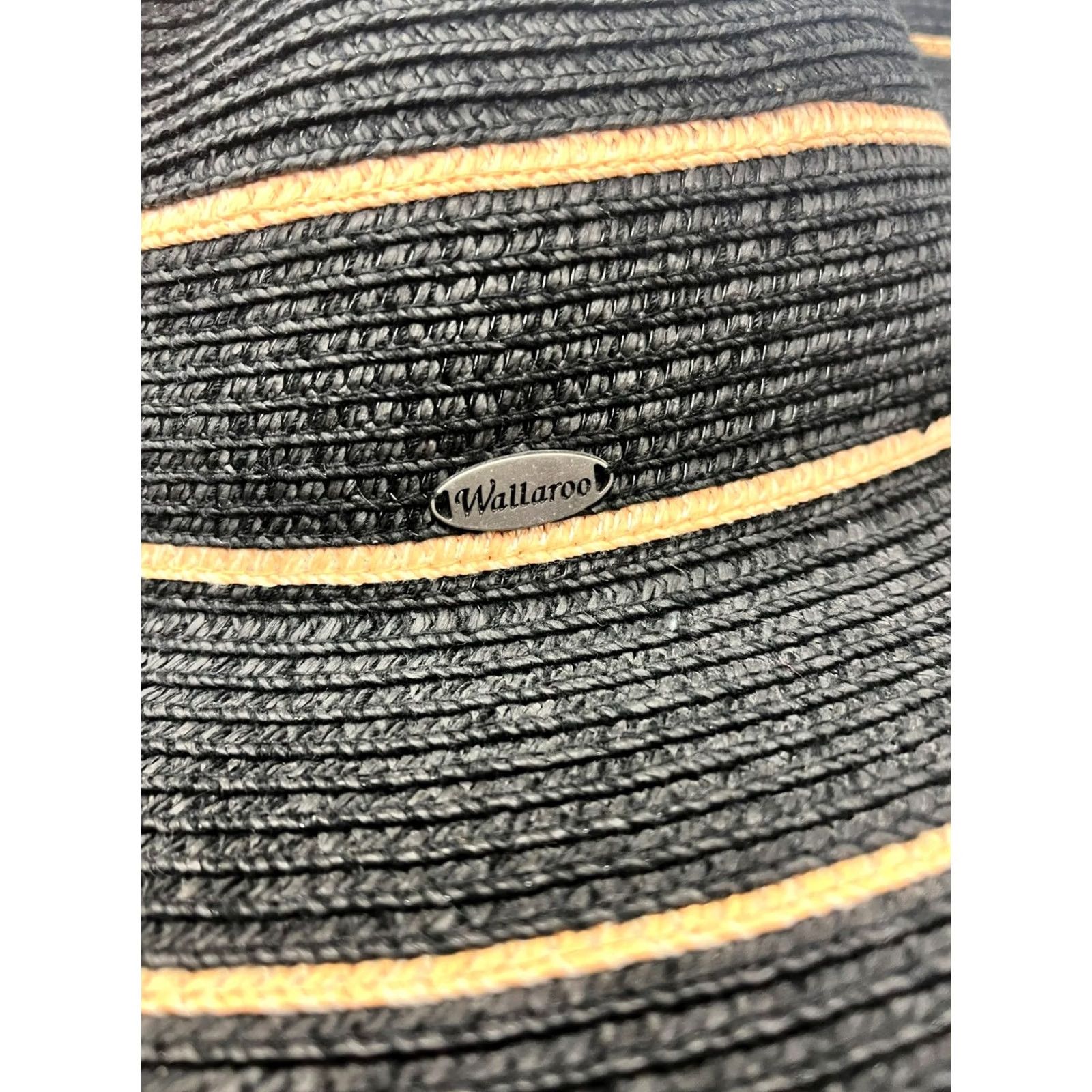 Vintage Savannah Women Sun Hat OSFM Black Straw Hat Women’s Savannah Straw SunHat OSFM Black (Pre-Owned Like New) Size ONE SIZE - 3 Thumbnail
