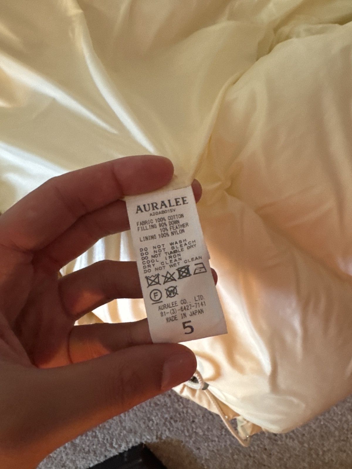 Auralee Auralee AW21 Puffer Coat Size US XL / EU 56 / 4 - 5 Thumbnail