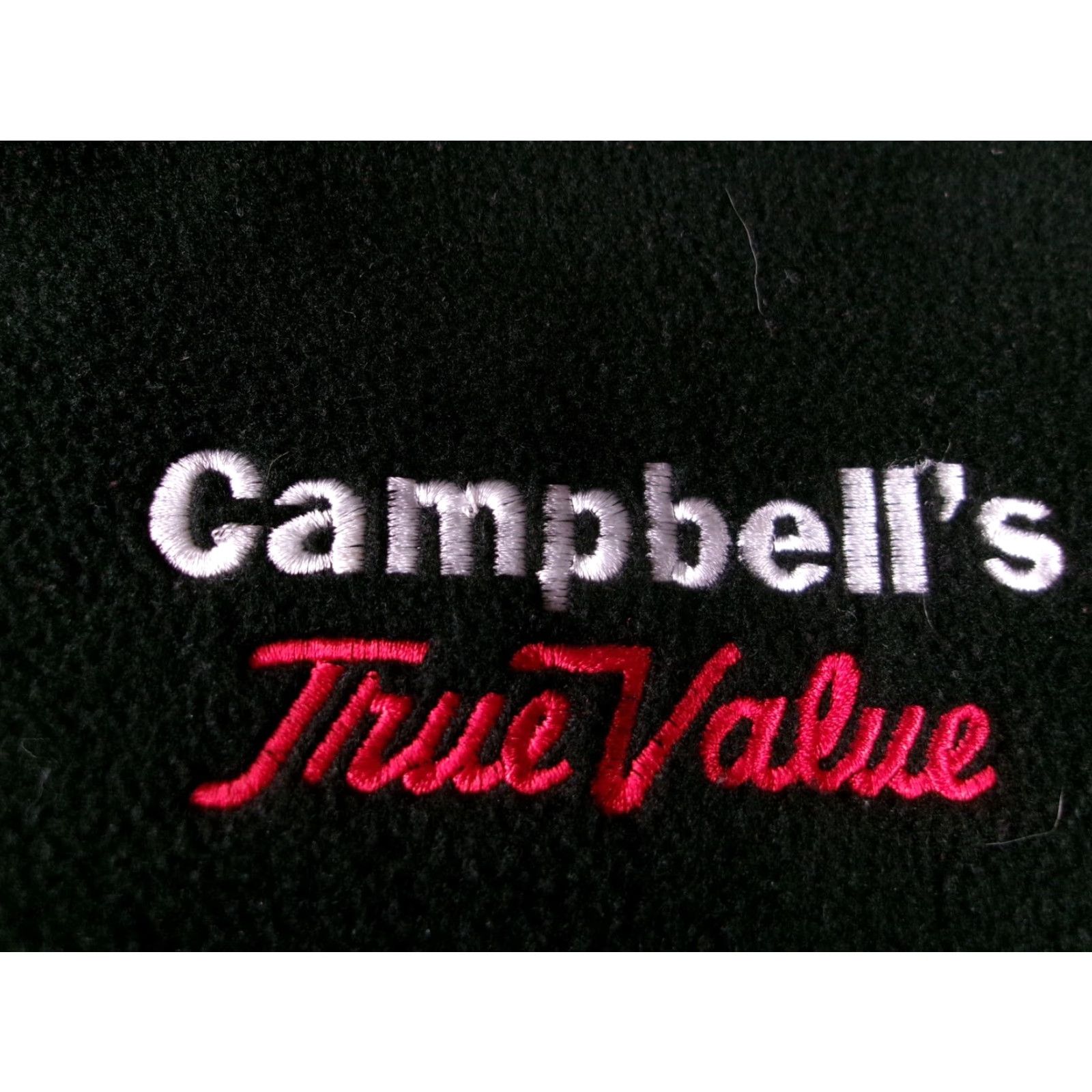 Logo 7 Campbells TrueValue Jacket Mens L Black Full Zip Embroidered Logo Campbells TrueValue Logo Jacket Black L Mens Size US L / EU 52-54 / 3 - 3 Thumbnail