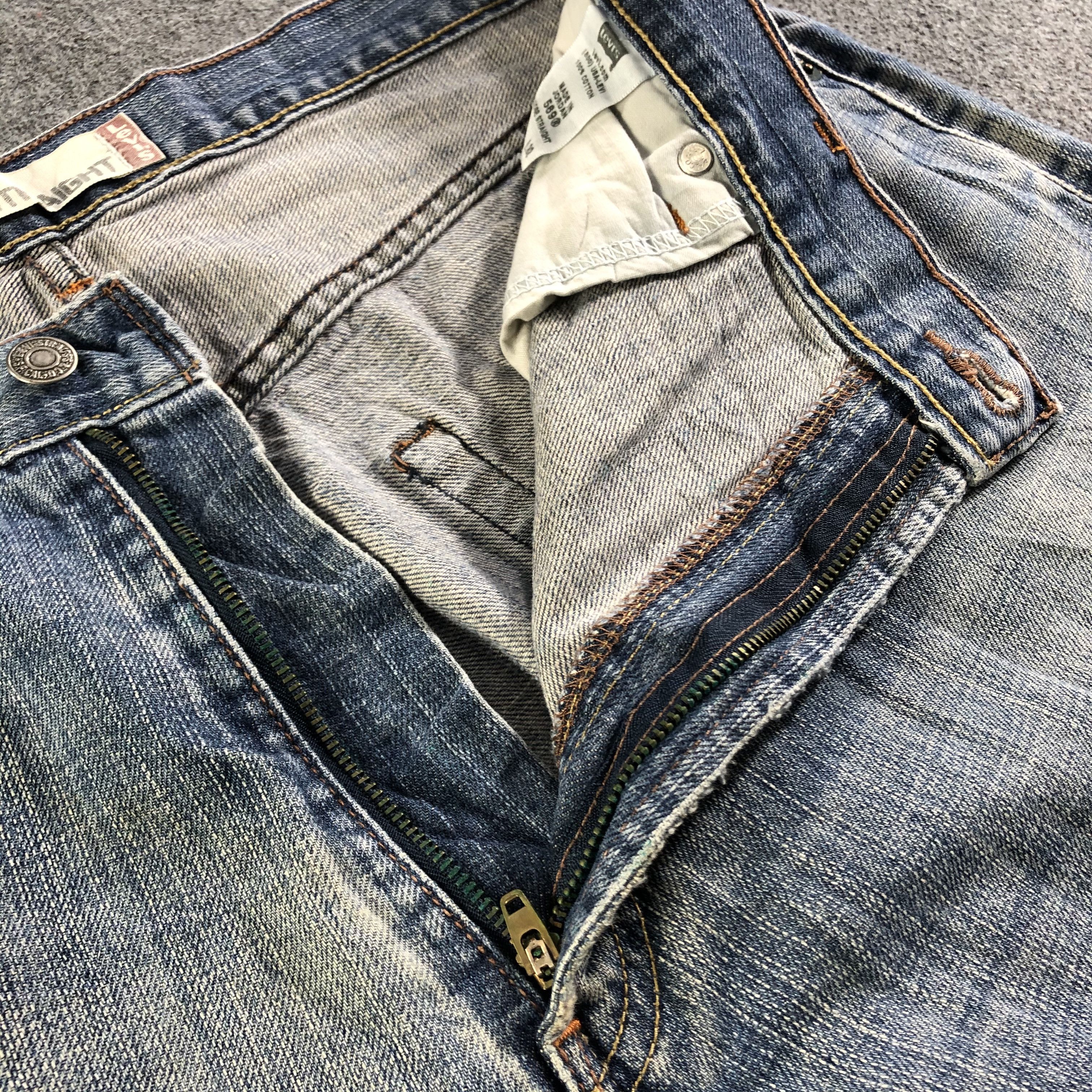 Levi's Vintage Blue Wash Levis 569 Jeans-J3144 Size US 38 / EU 54 - 8 Thumbnail