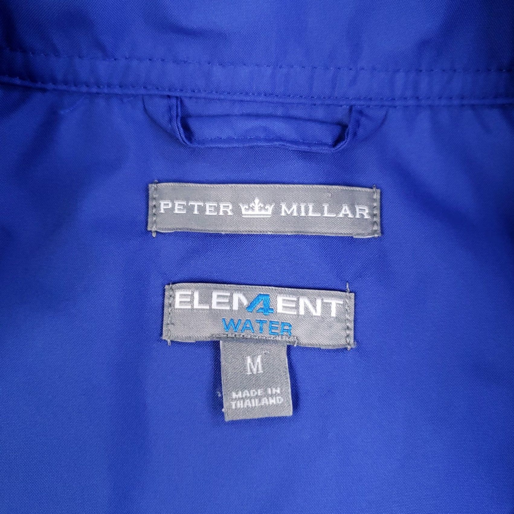 Peter Millar Peter Millar Jacket Womens Medium Blue Element 4 Water Raincoat Lined Golf Size M / US 6-8 / IT 42-44 - 5 Thumbnail
