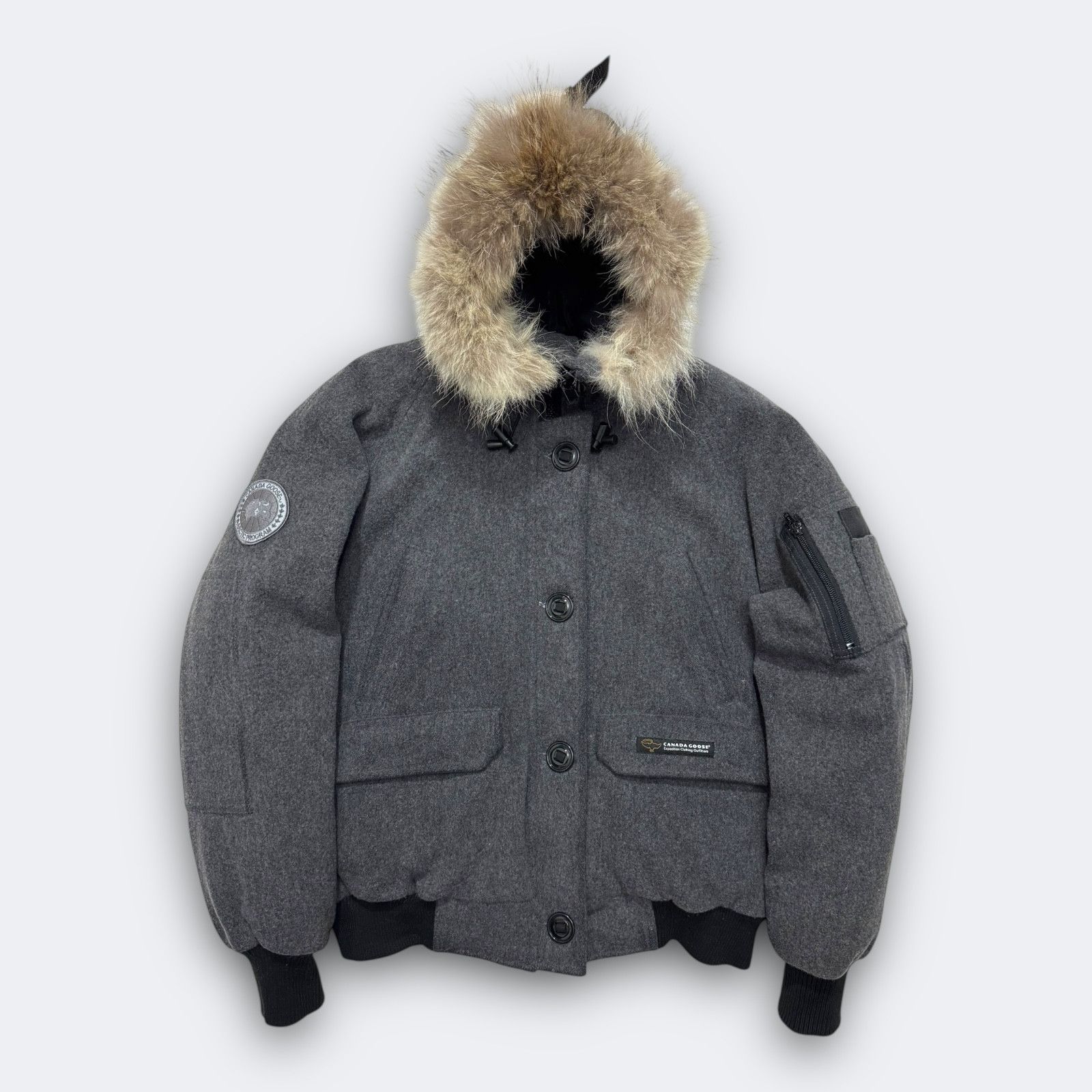 Canada Goose women's chilliwack virgin wool bomber jacket Size XL / US 12-14 / IT 48-50 - 1 Thumbnail