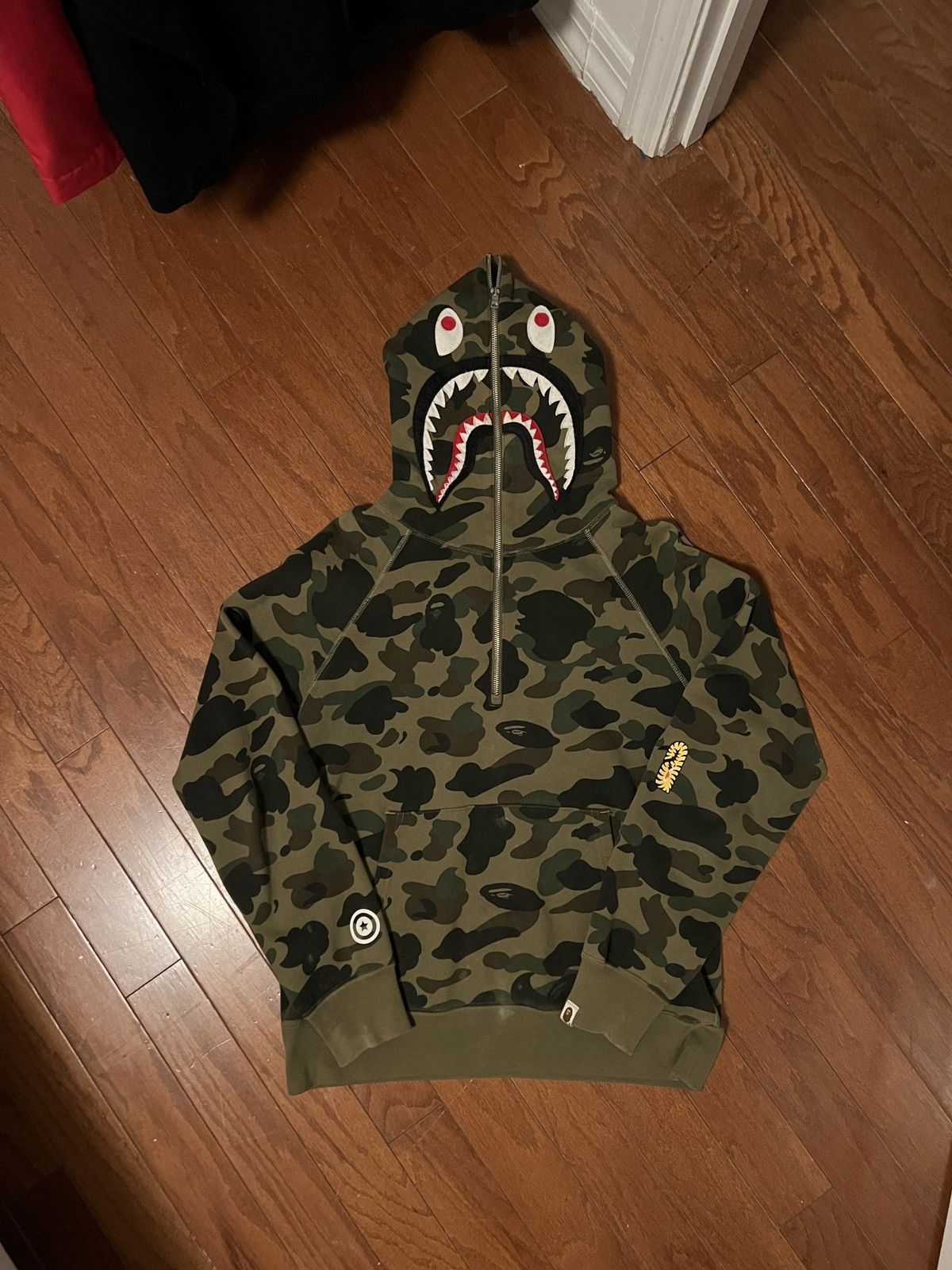 Bape Bape shark hoodie Size US L / EU 52-54 / 3 - 1 Thumbnail