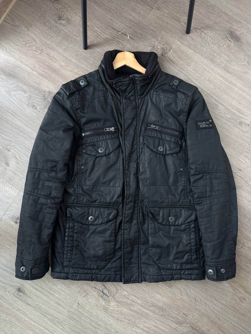 Japanese Brand × Schott × Vintage Vintage Japanese Schott Black Faded Pocket Jacket Size US M / EU 48-50 / 2 - 3 Thumbnail