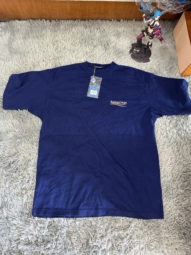 Balenciaga Balenciaga Cola short sleeve purple Size US S / EU 44-46 / 1 - 1 Thumbnail
