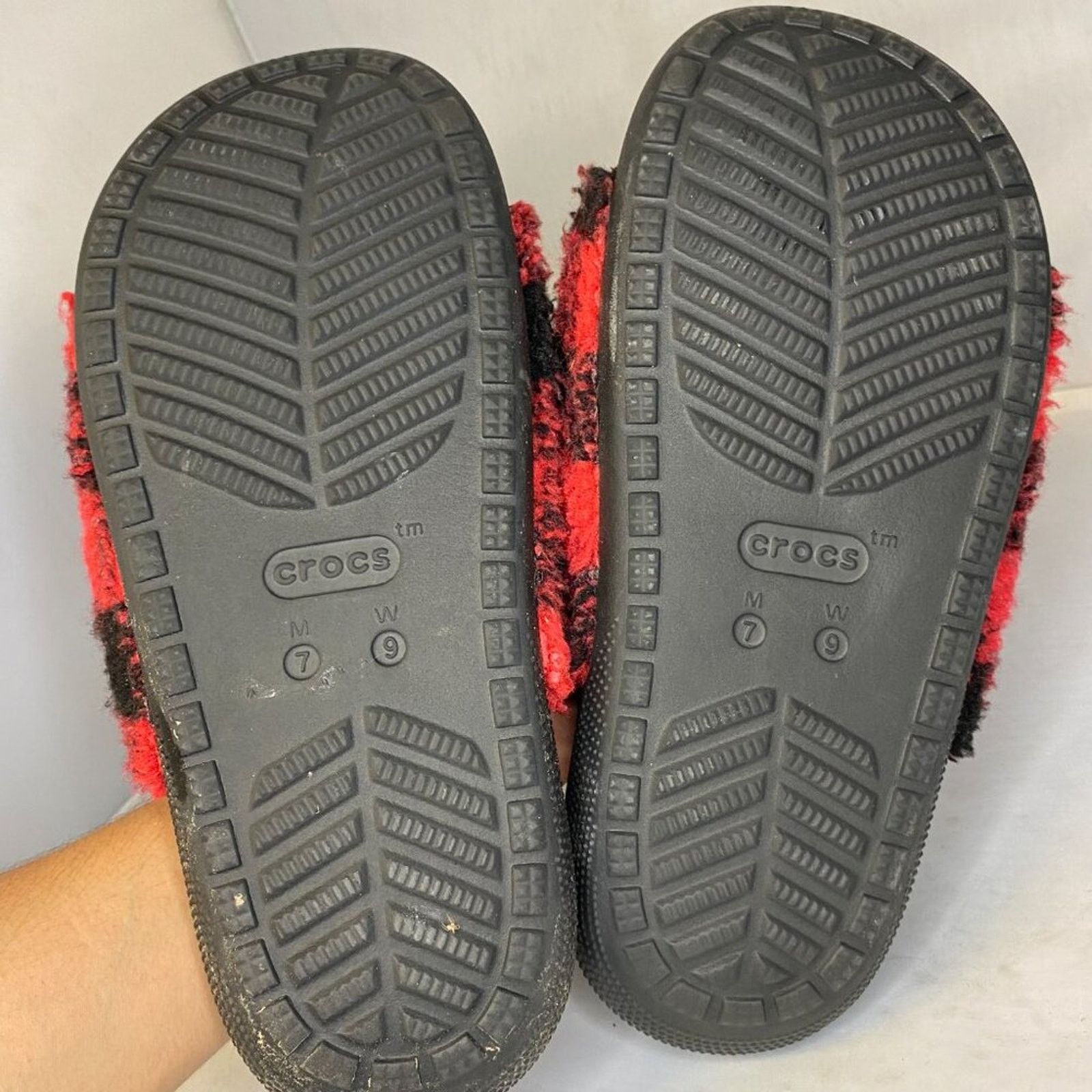 Crocs Crocs Classic Buffalo Check Slide Slipper Size US 9 / IT 39 - 4 Thumbnail