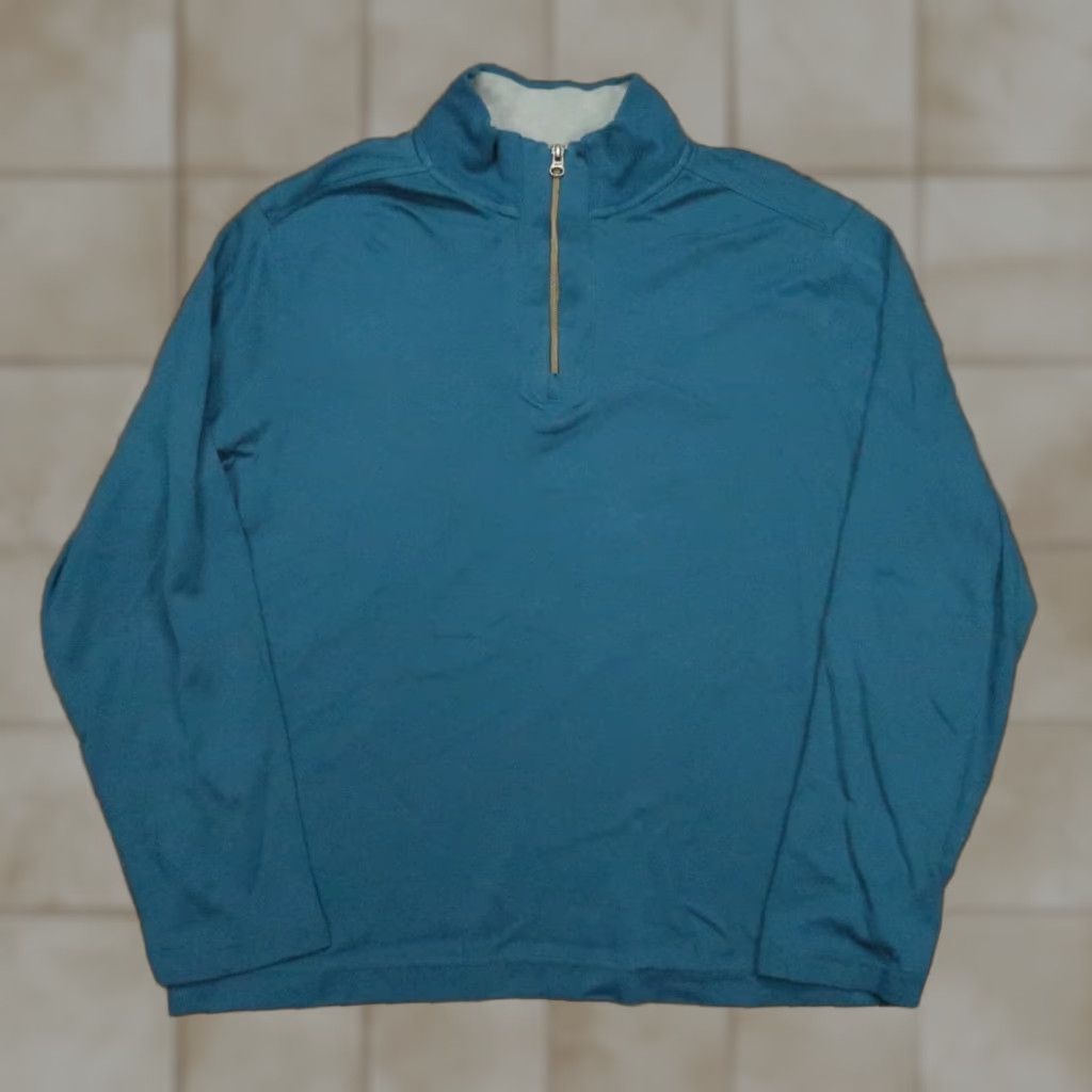Robert Graham VINTAGE Robert Graham Sweater Mens Extra Large Blue 1/4 Zip Classic Fit Pullover Size US XL / EU 56 / 4 - 1 Thumbnail