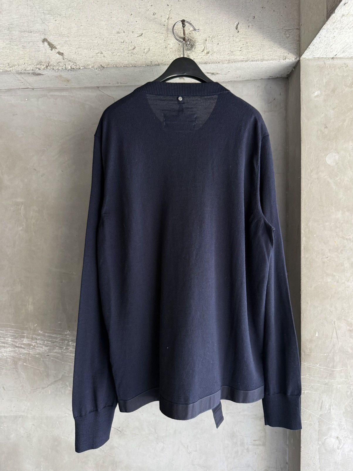 OAMC OAMC Dark Navy Belted Wool Knit Size US S / EU 44-46 / 1 - 2 Thumbnail