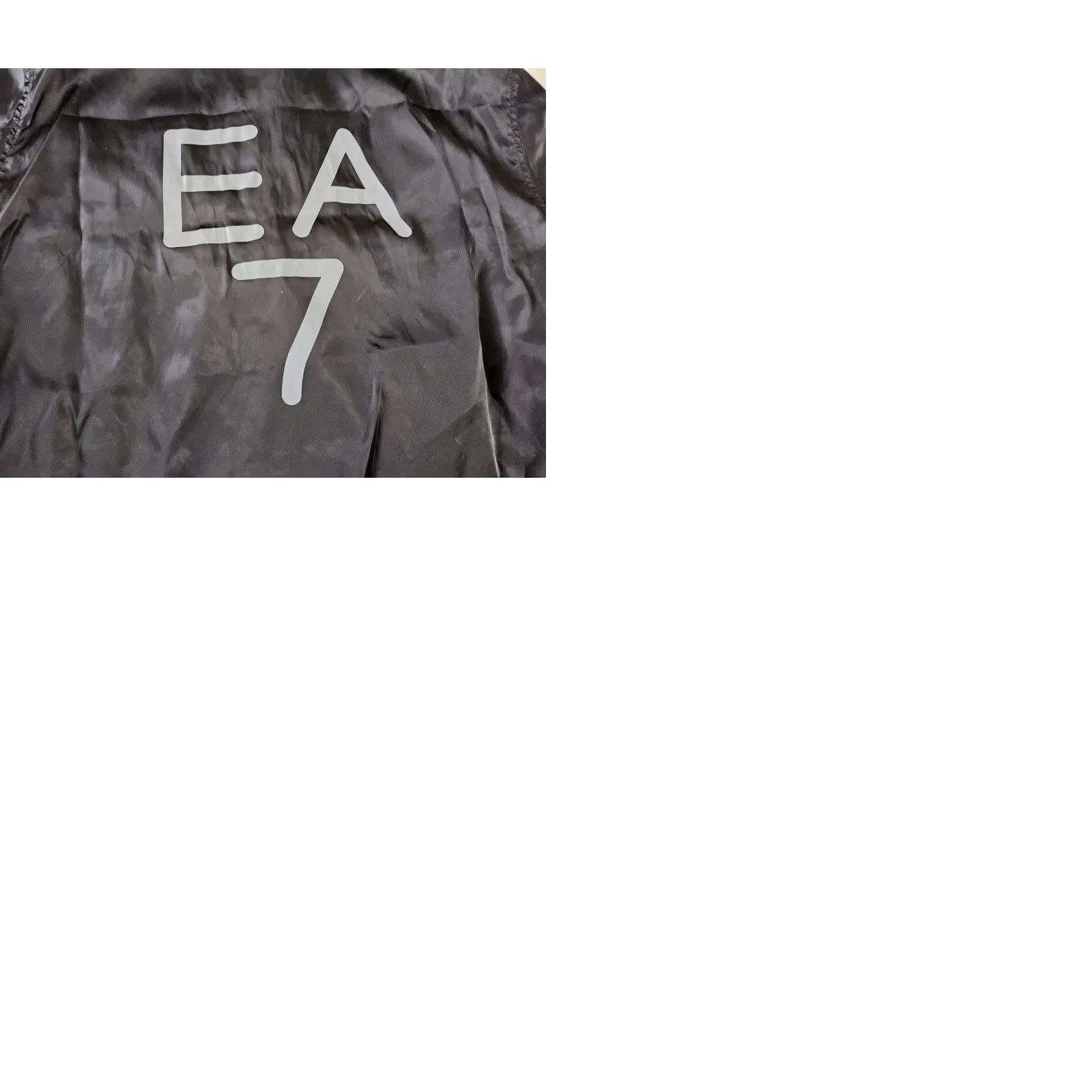 Emporio Armani EA7 Emporio Armani Windbreaker 1/4 Zip Pullover Size M Black Unisex Adults Pullover Activewear Def: 1/4 Zip, Chest 38" Length 25.5" Size M / US 6-8 / IT 42-44 - 9 Thumbnail