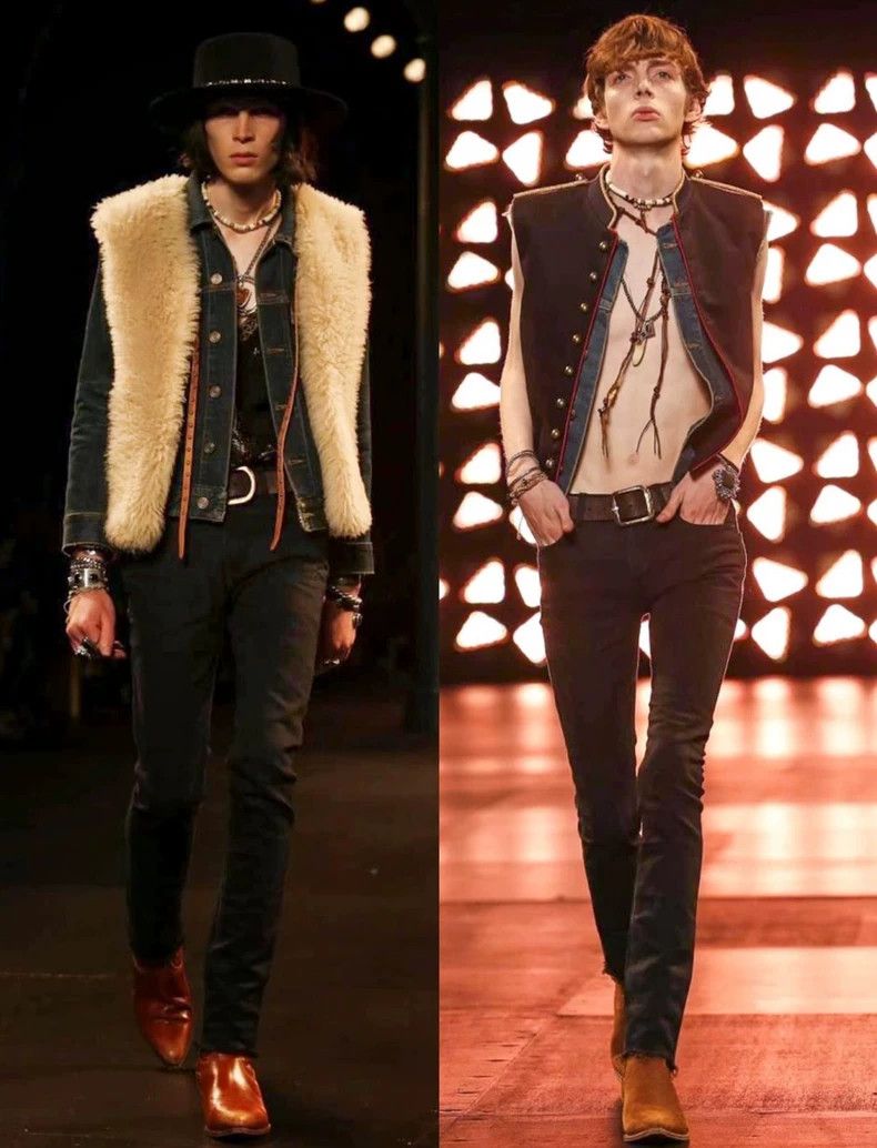 Saint Laurent Paris Saint Laurent Paris 15ss Show Denim Jeans with Destroyed F Size US 28 / EU 44 - 9 Thumbnail
