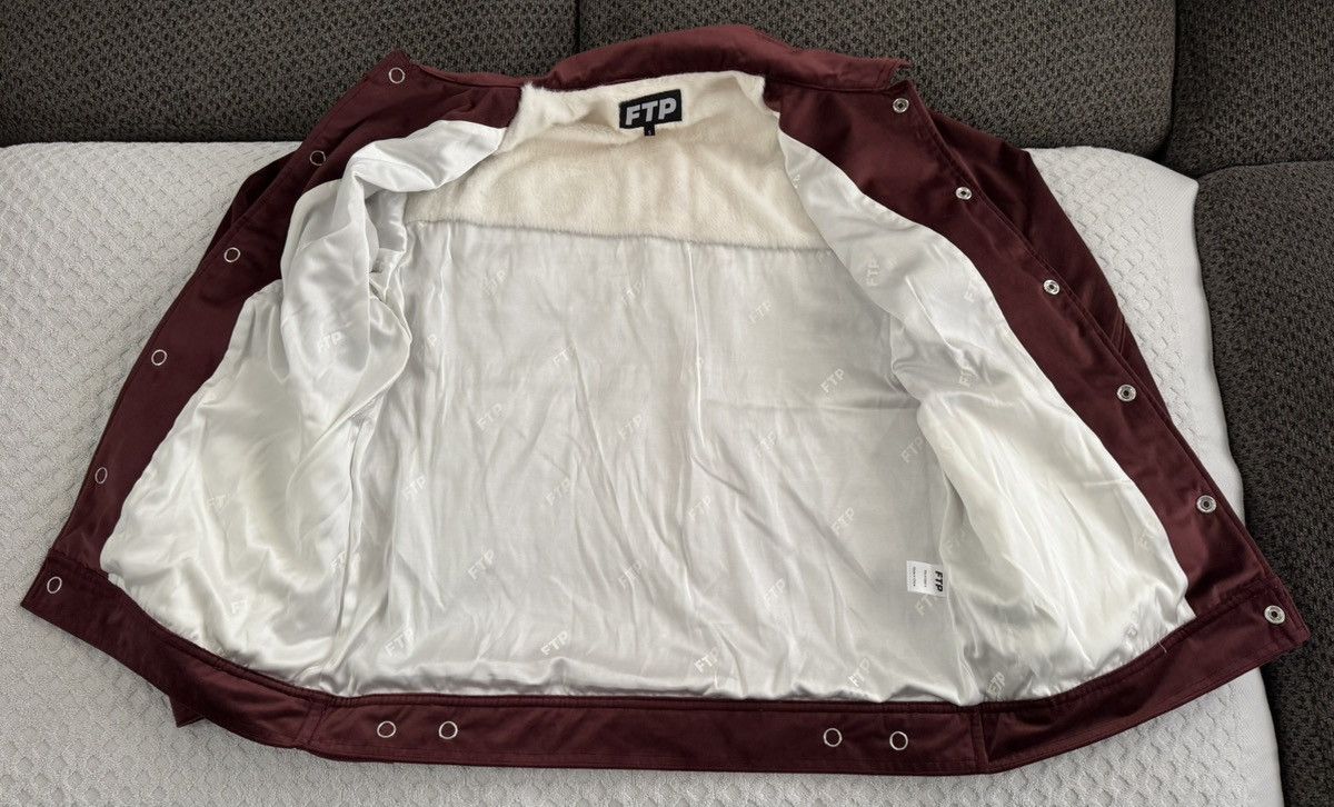 Fuck The Population FTP Diamond Dealer Coaches Jacket Maroon Small Velour SS24 Size US S / EU 44-46 / 1 - 12 Thumbnail
