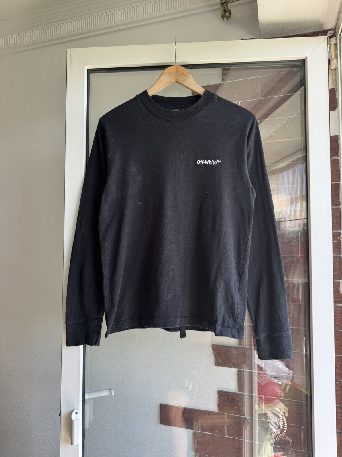 Off-White Off-White Black Long Sleeve Mini Logo Size US S / EU 44-46 / 1 - 3 Thumbnail