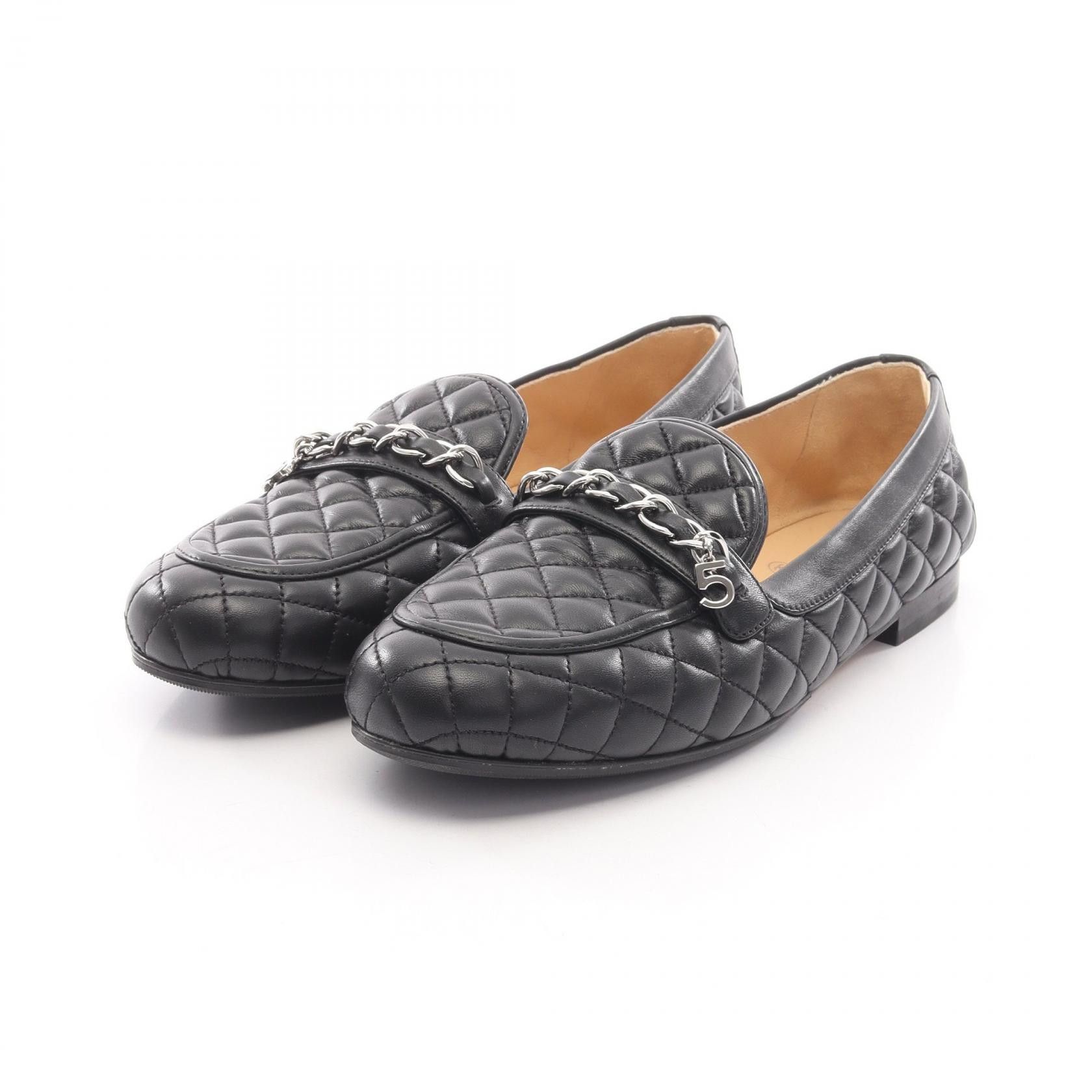 Chanel Chanel Chanel Matelasse Lambskin Loafers Leather Shoes G37312 DUTY FREE for USA Size ONE SIZE - 1 Thumbnail