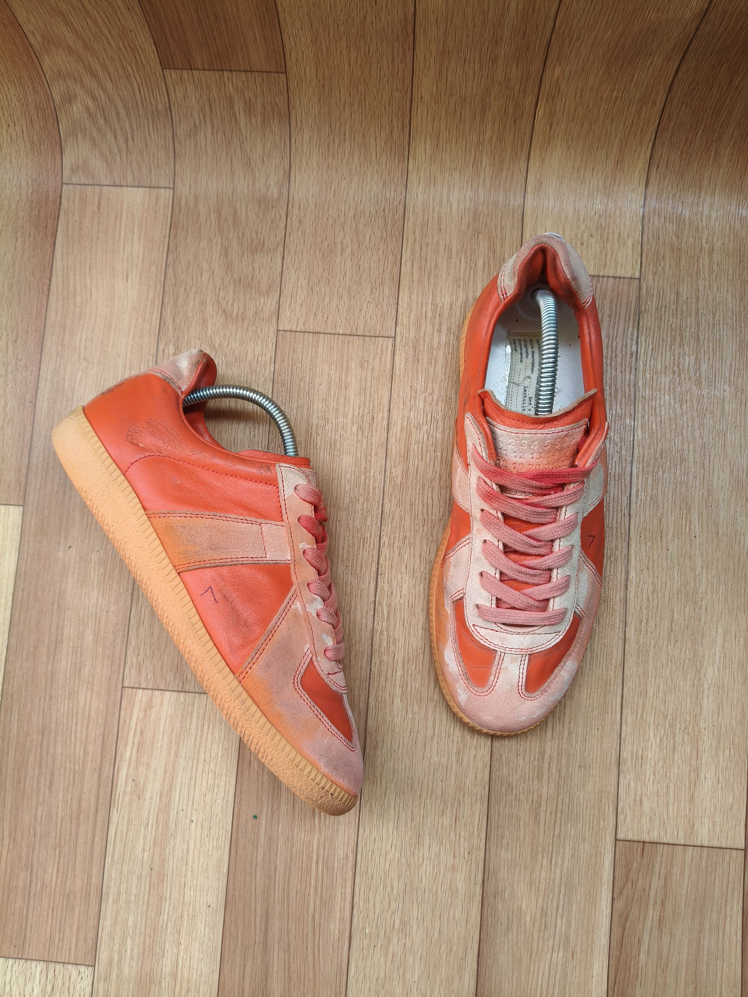 Maison margiela orange red replica gats