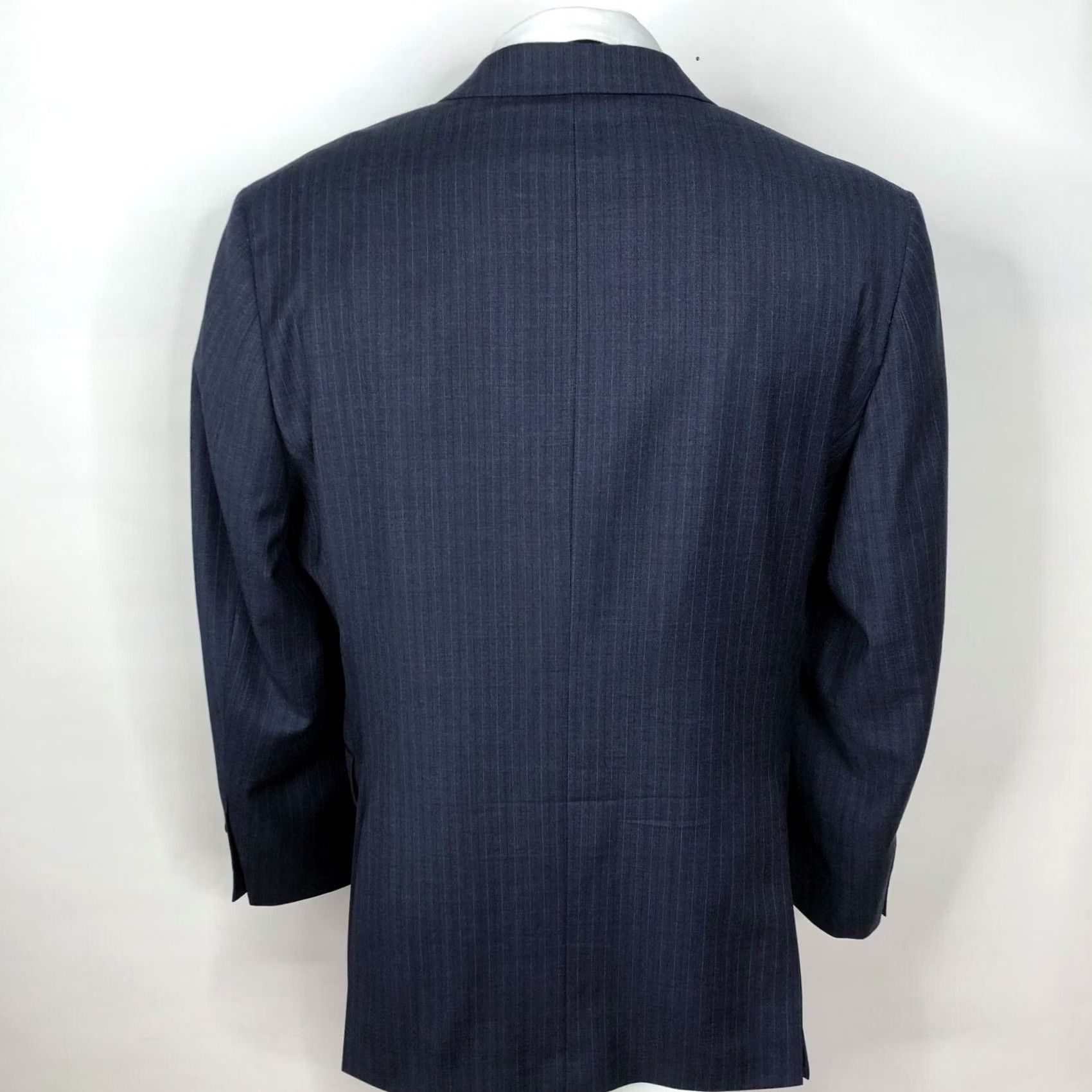 Ralph Lauren Ralph Lauren Blue Label Navy Blue Sport Coat Suit Jacket 100% Wool 42R Size 42R - 4 Thumbnail