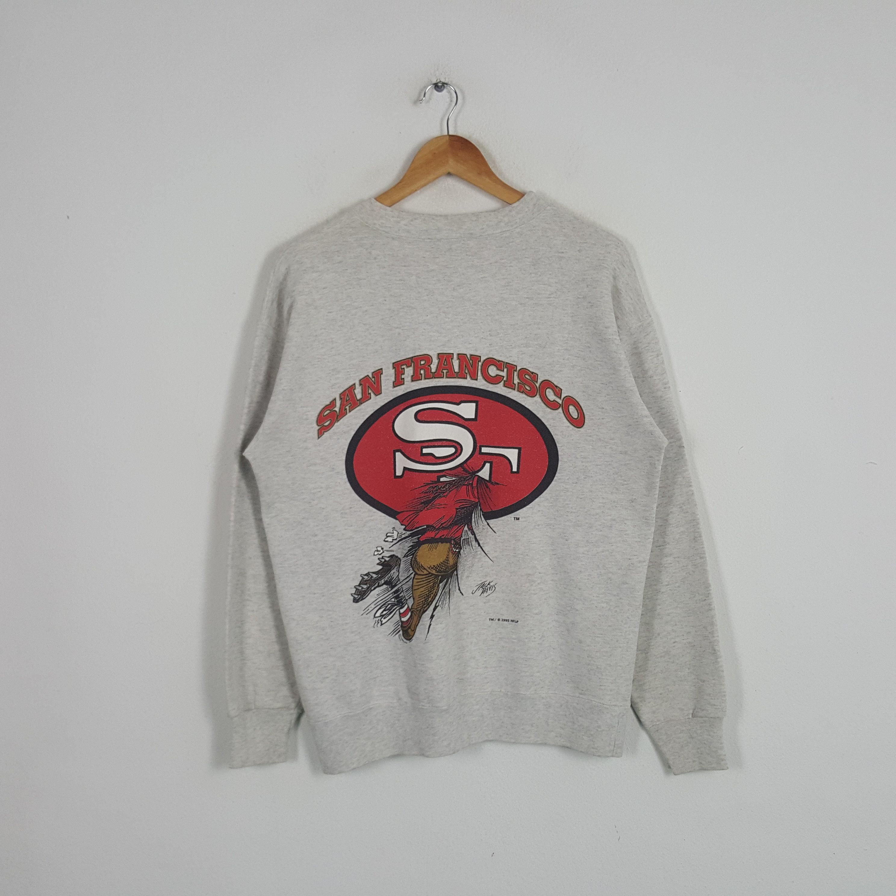 NFL × Nutmeg × Vintage Vintage 90's San Francisco 49 ERS Football Team Sweatshirt Size US M / EU 48-50 / 2 - 3 Thumbnail