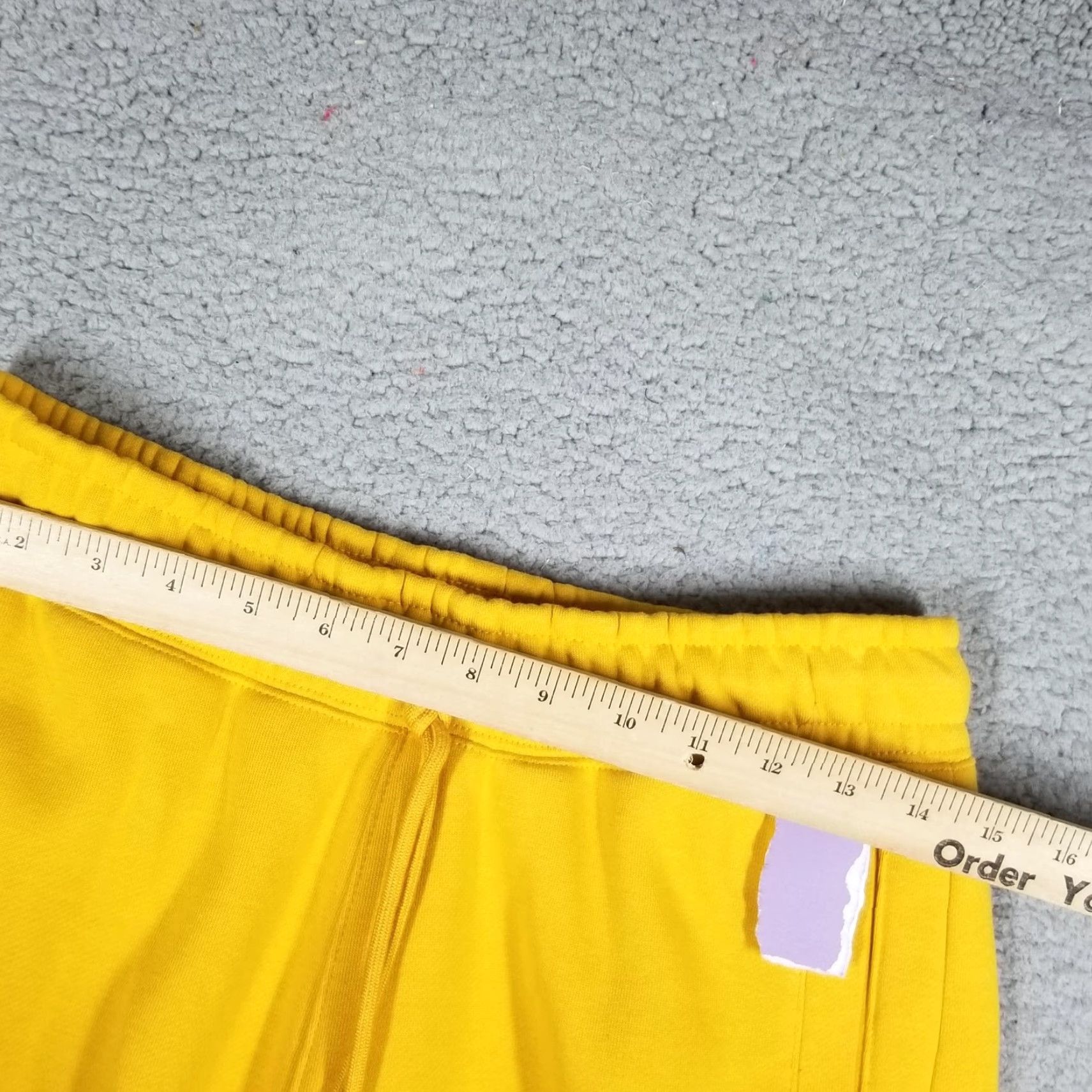 Jordan Brand Jordan Pants Mens Small Yellow Jumpman Flight Fleece Sweatpants Nike FB5113-753 Size US 29 - 4 Thumbnail