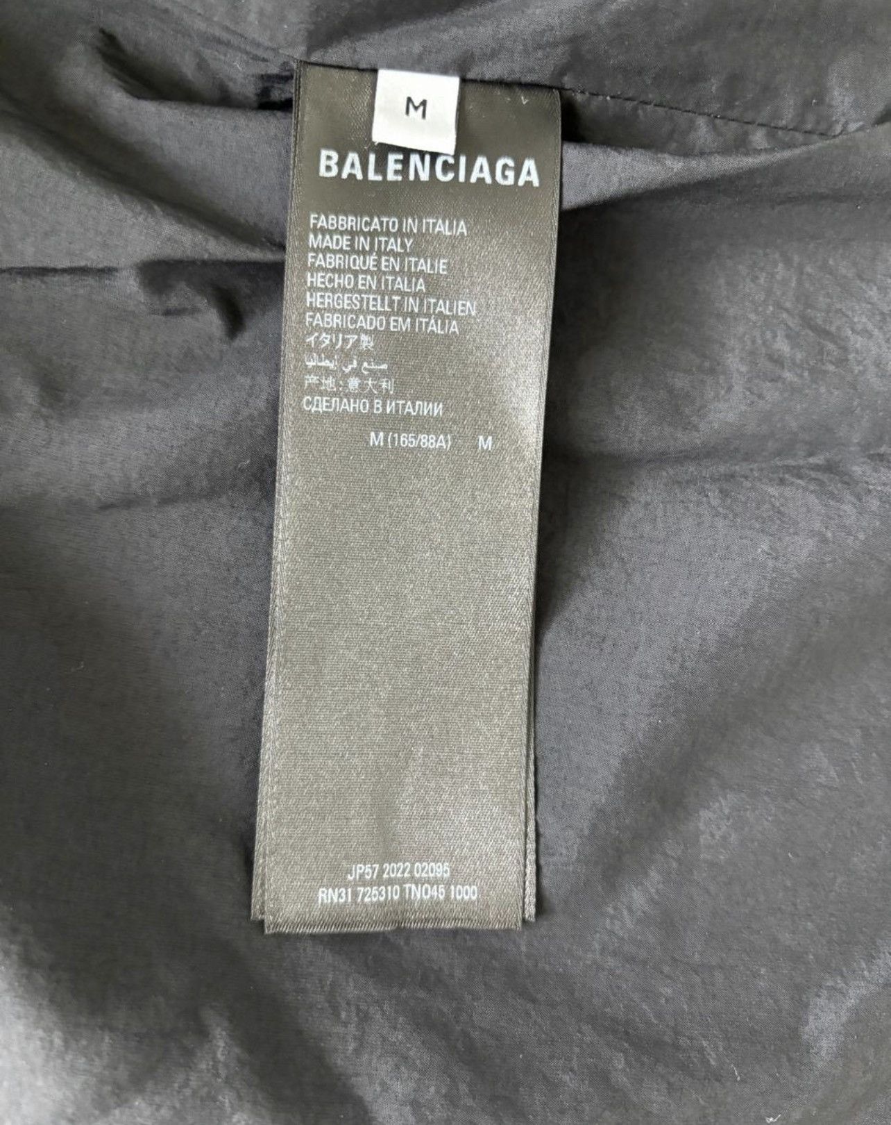 Balenciaga Balenciaga x Adidas Hooded Nylon Tracksuit Jacket Size US M / EU 48-50 / 2 - 3 Thumbnail