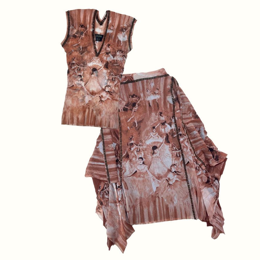 Jean Paul Gaultier SS2004 Jean Paul Gaultier Degas Ballerina Mesh Top Skirt Set Size M / US 6-8 / IT 42-44 - 1 Thumbnail