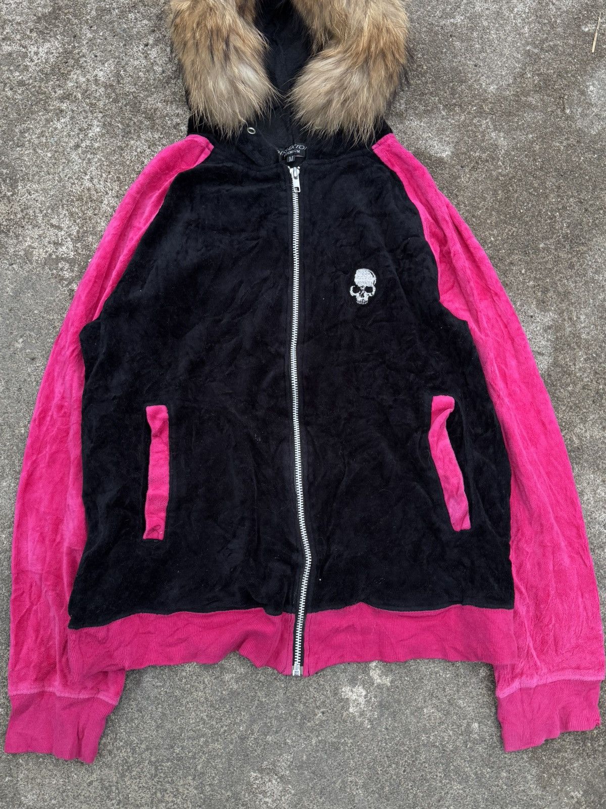 If Six Was Nine Fur Velvet Hoodie Skulls Thruxton Japanese Styled Size US M / EU 48-50 / 2 - 4 Thumbnail