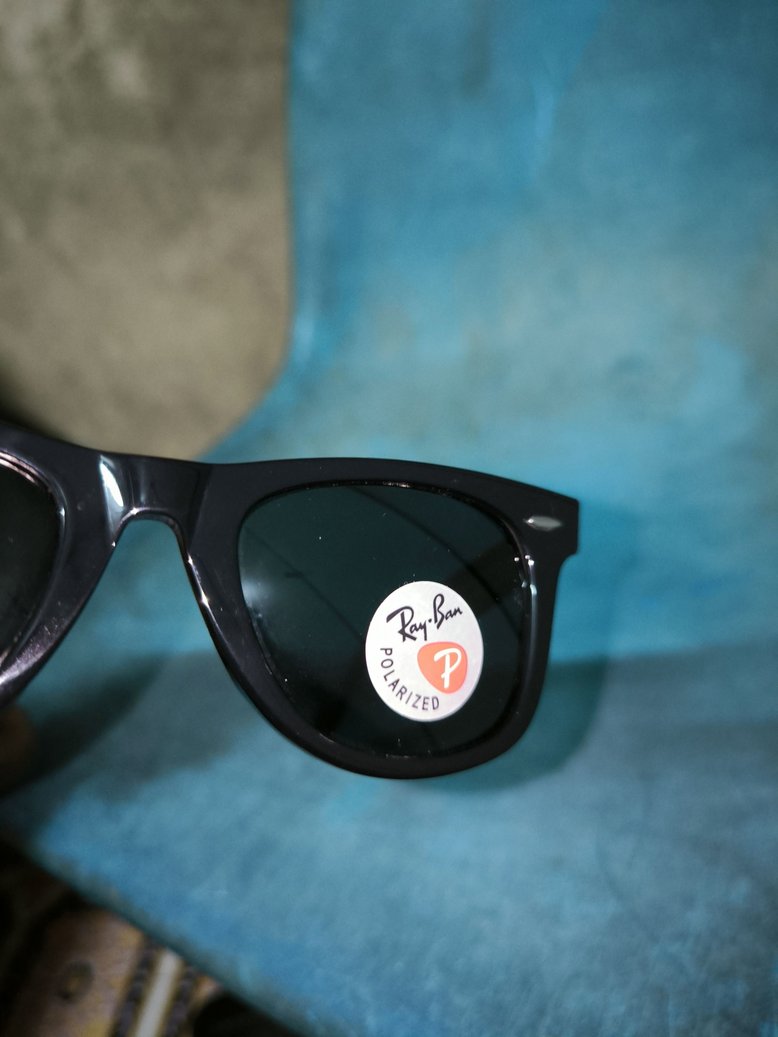 RayBan Wayfarer Blue Lens Polarized Size ONE SIZE - 13 Thumbnail