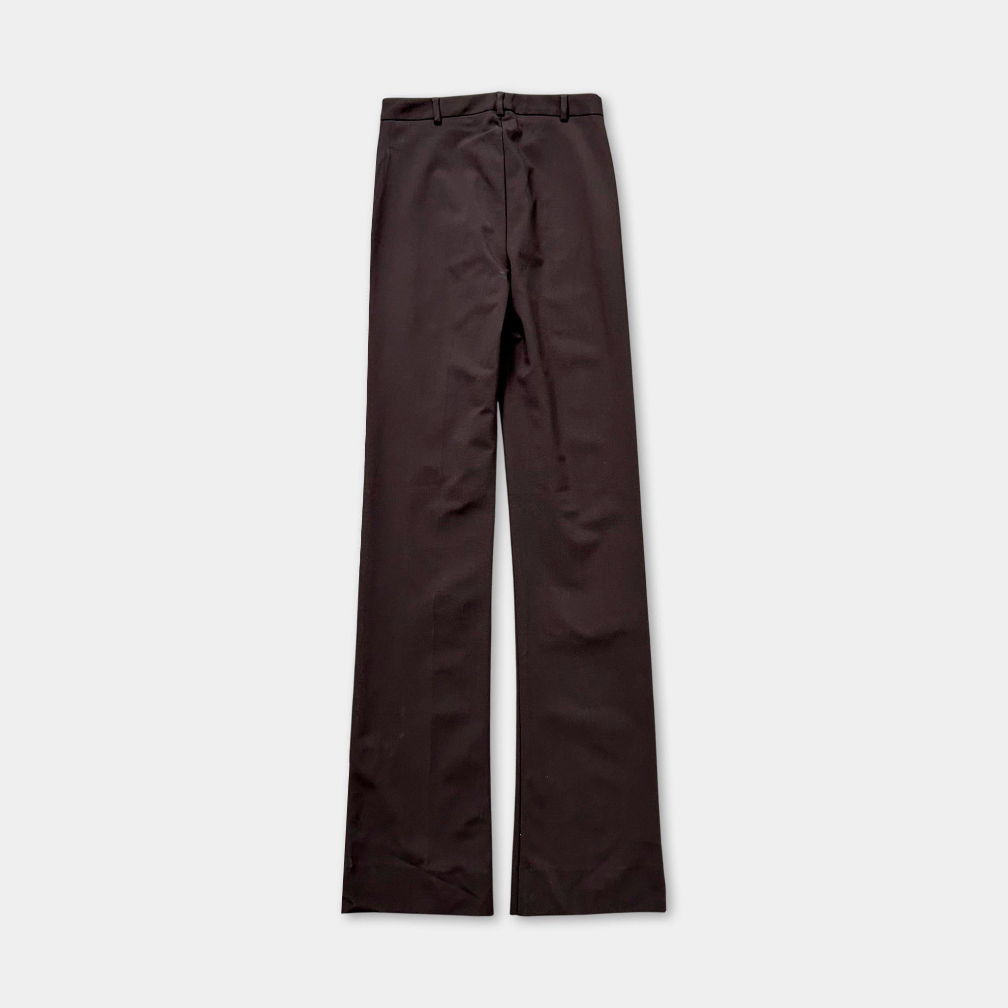 Marithe + Francois Girbaud Marithé + François Girbaud Classic Elegant Brown Nylon Pants Size 28" / US 6 / IT 42 - 5 Thumbnail