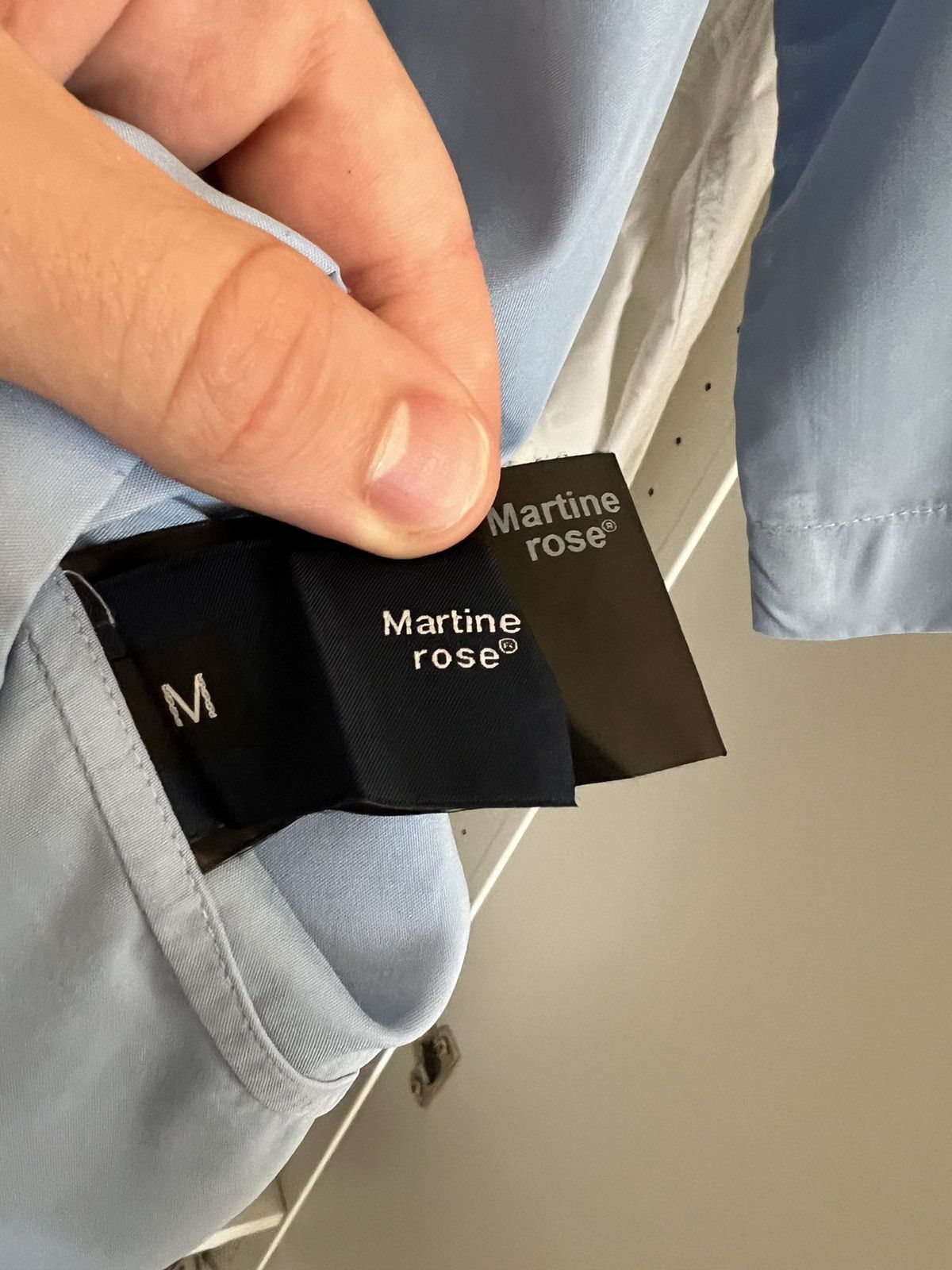 Martine Rose Martine Rose blue shirt Size US M / EU 48-50 / 2 - 8 Thumbnail